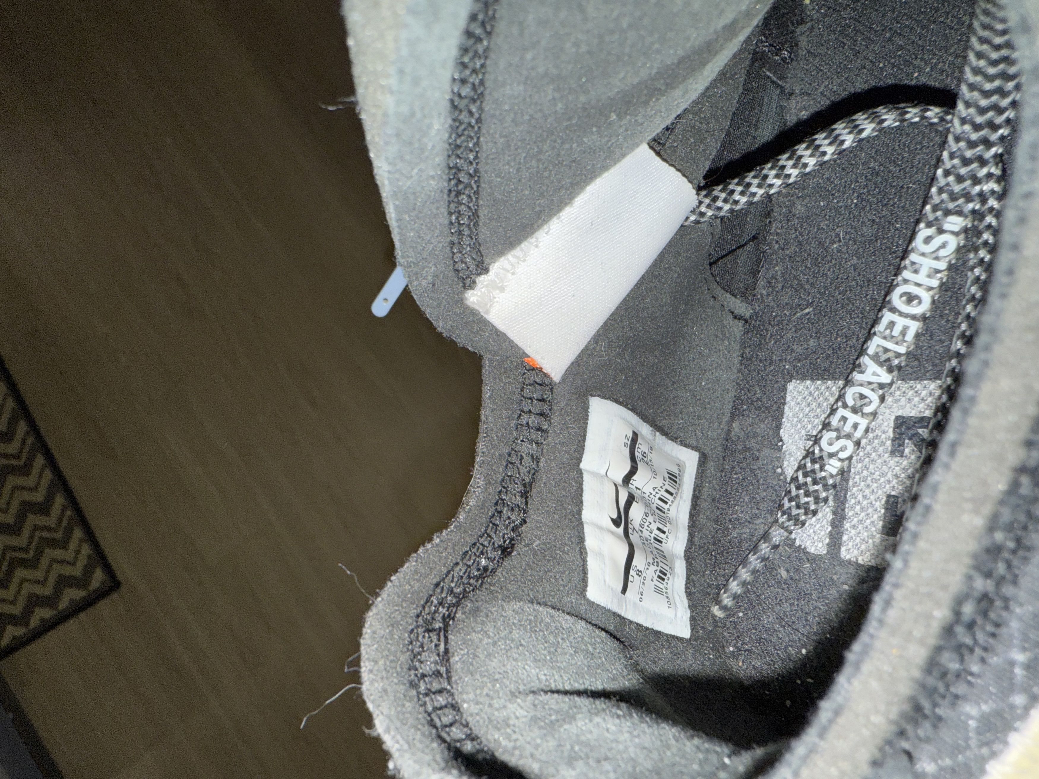 Nike × Off-White × Virgil Abloh Black Off White Air Force 1 Size US 8 / EU 41 - 4 Thumbnail