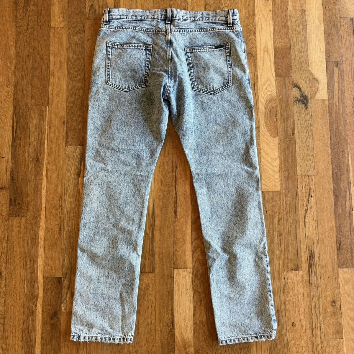 Yves Saint Laurent Yves Saint Laurent Blue Denim Jeans Size US 33 - 2 Thumbnail