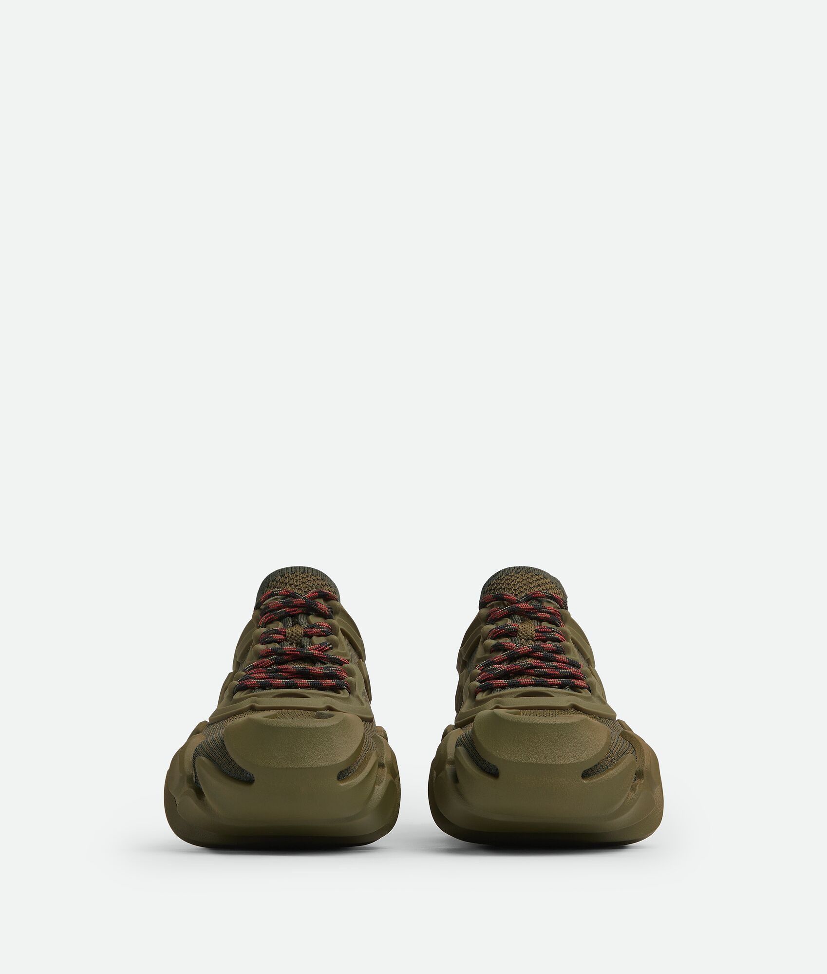 Bottega Veneta o1w1db10825 Flex Sneakers in Kaki/Olive Oil Size US 10 / EU 43 - 3 Thumbnail