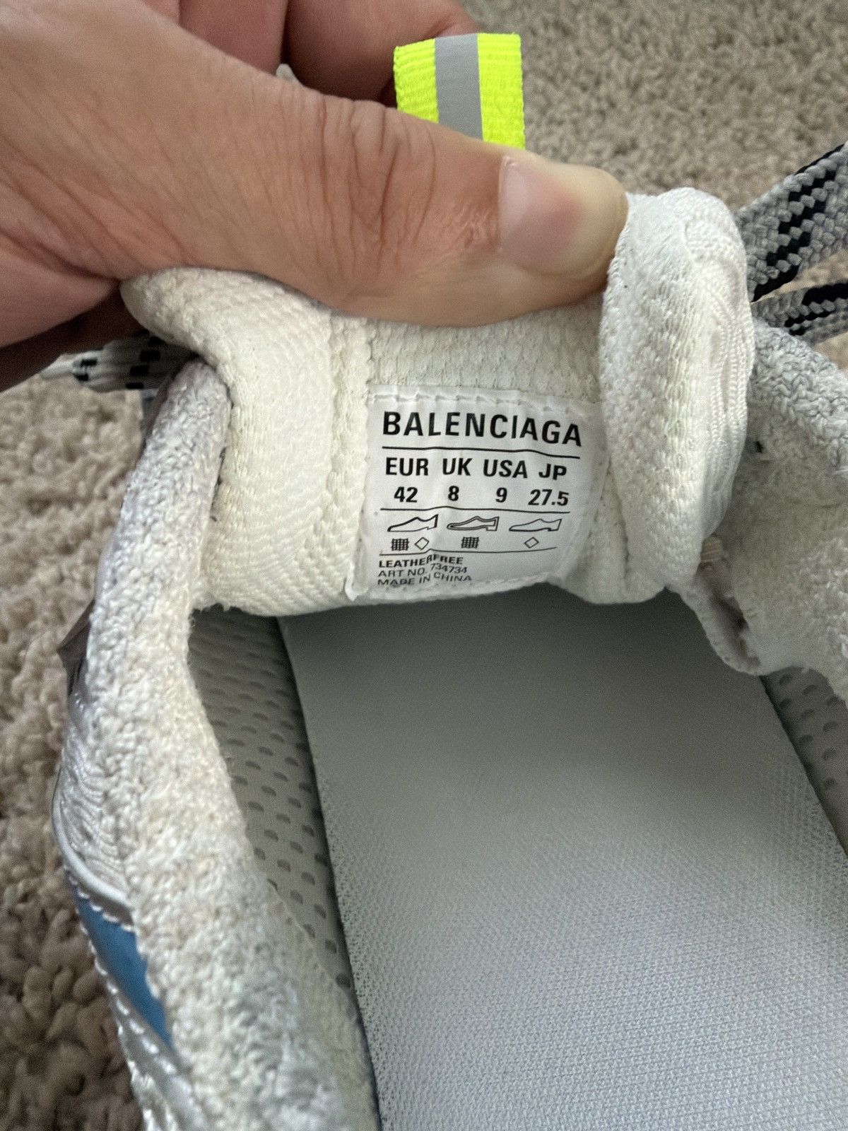 Balenciaga Balenciaga 3XLS Size US 9 / EU 42 - 2 Thumbnail