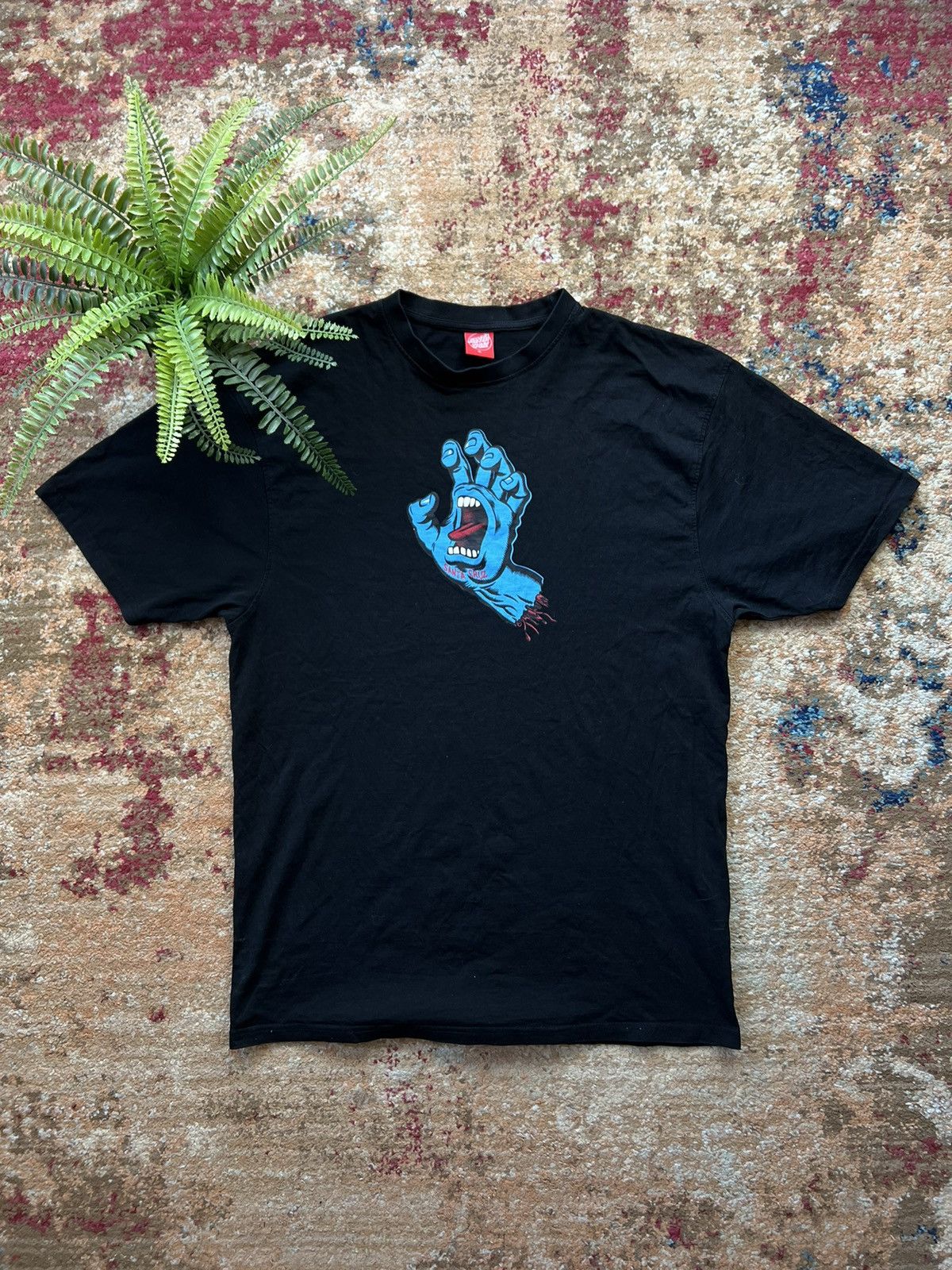 Santa Cruz Skateboards × Vintage 🛹90’s SANTA CRUZ RARE BIG LOGO SKATE TEE Y2K Size US XL / EU 56 / 4 - 1 Thumbnail