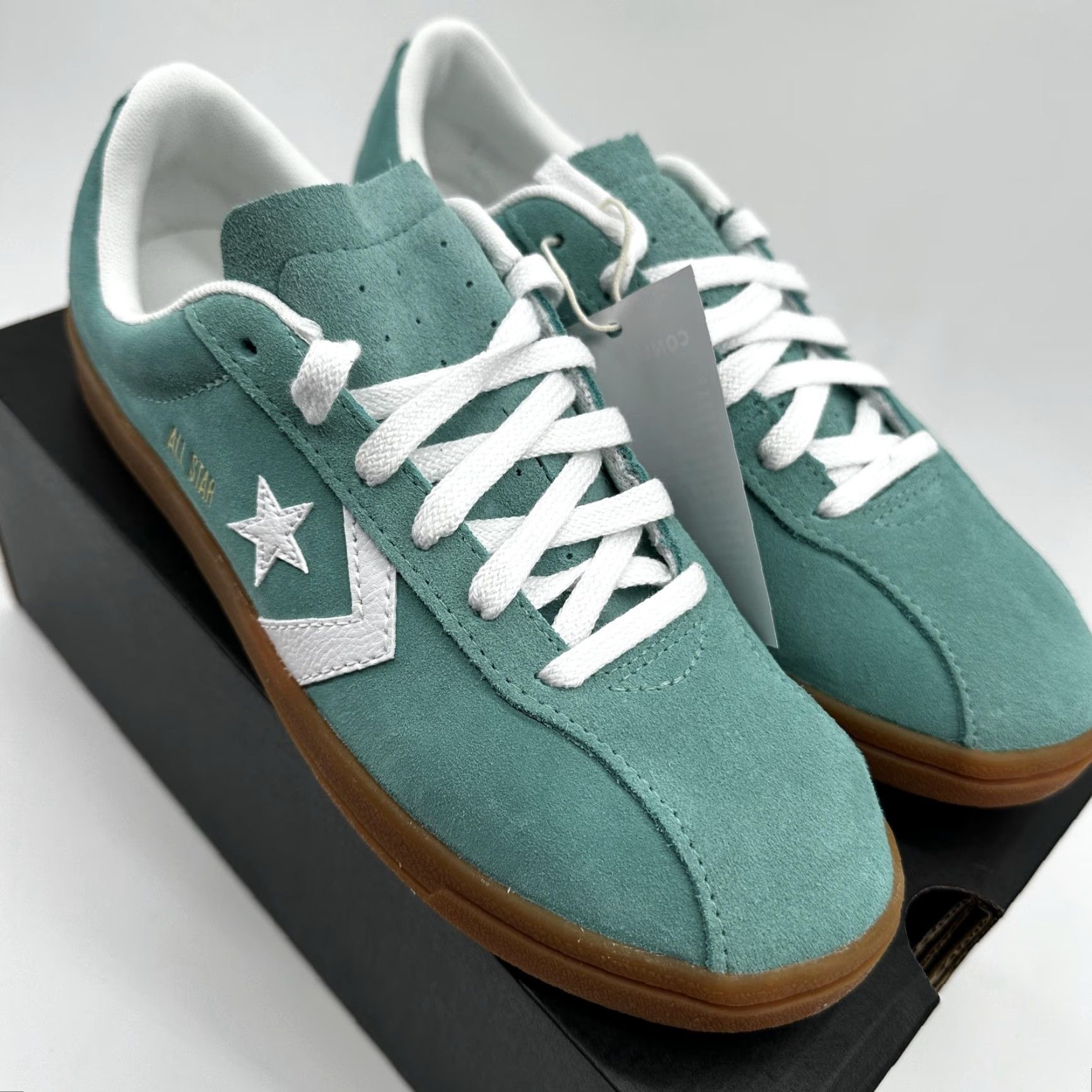 Converse Converse Chuck Taylor All Star Low Top Suede Shoes Mens Size 6 Green - Classic Trainer Ox - A16537C - N/A Size US S / EU 44-46 / 1 - 6 Thumbnail