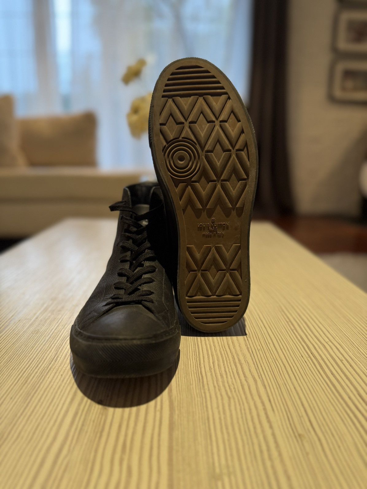Louis Vuitton Louis Vuitton High-Top Sneakers by Virgil Abloh (SS19) Size US 8 / EU 41 - 6 Thumbnail