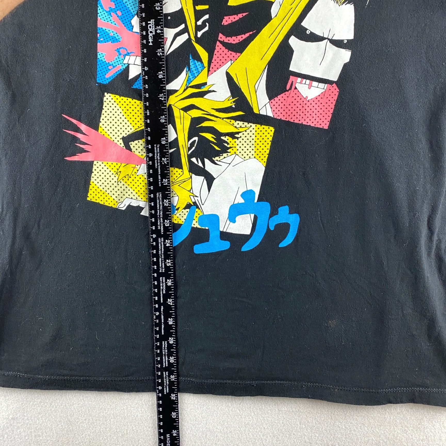 Etro My Hero Academia Shirt Mens XL Black Graphic Print Short Sleeve Anime T-Shirt Size US XL / EU 56 / 4 - 7 Thumbnail