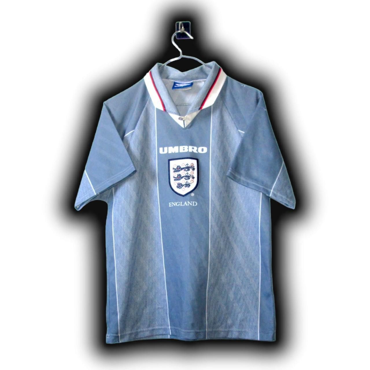 Umbro England 1996 1997 Euro Away shirt jersey Size US S / EU 44-46 / 1 - 2 Thumbnail