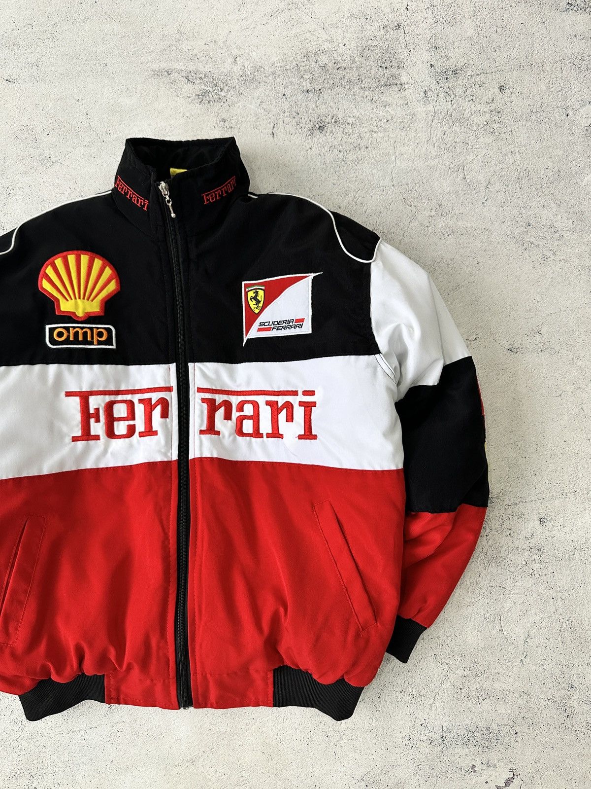 Ferrari × Vintage 🩸RARE🩸Ferrari Vintage Big Logo y2k Jacket Size US M / EU 48-50 / 2 - 3 Thumbnail