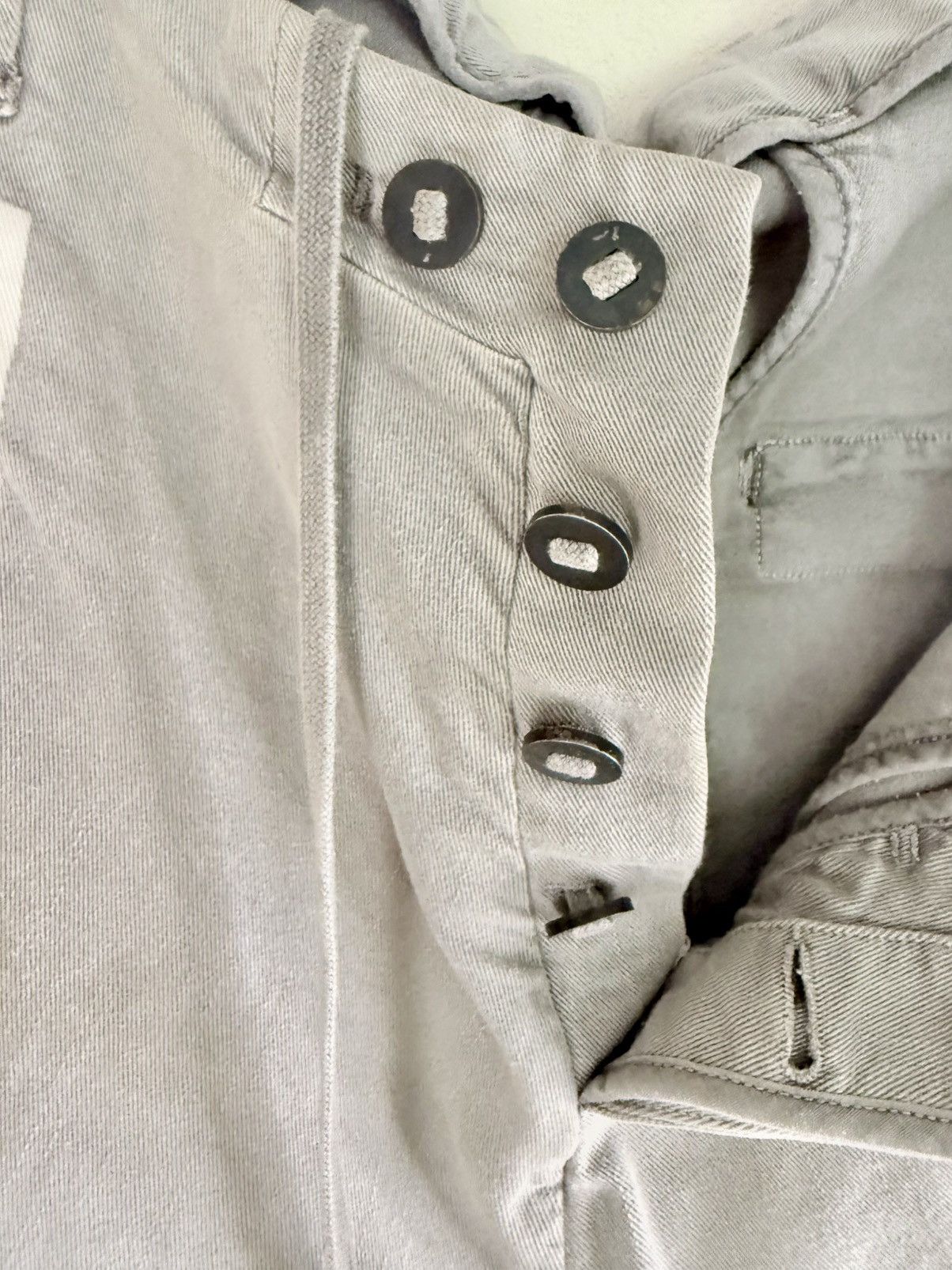 Boris Bidjan Saberi Boris P11 Carbon Grey Tapeseam Cotton Pant Size L Size US 34 / EU 50 - 13 Thumbnail