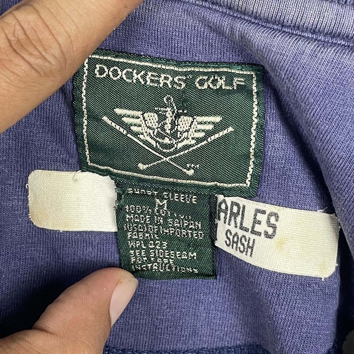 Designer Vintage 90s Dockers Golf Polo Size US M / EU 48-50 / 2 - 8 Thumbnail