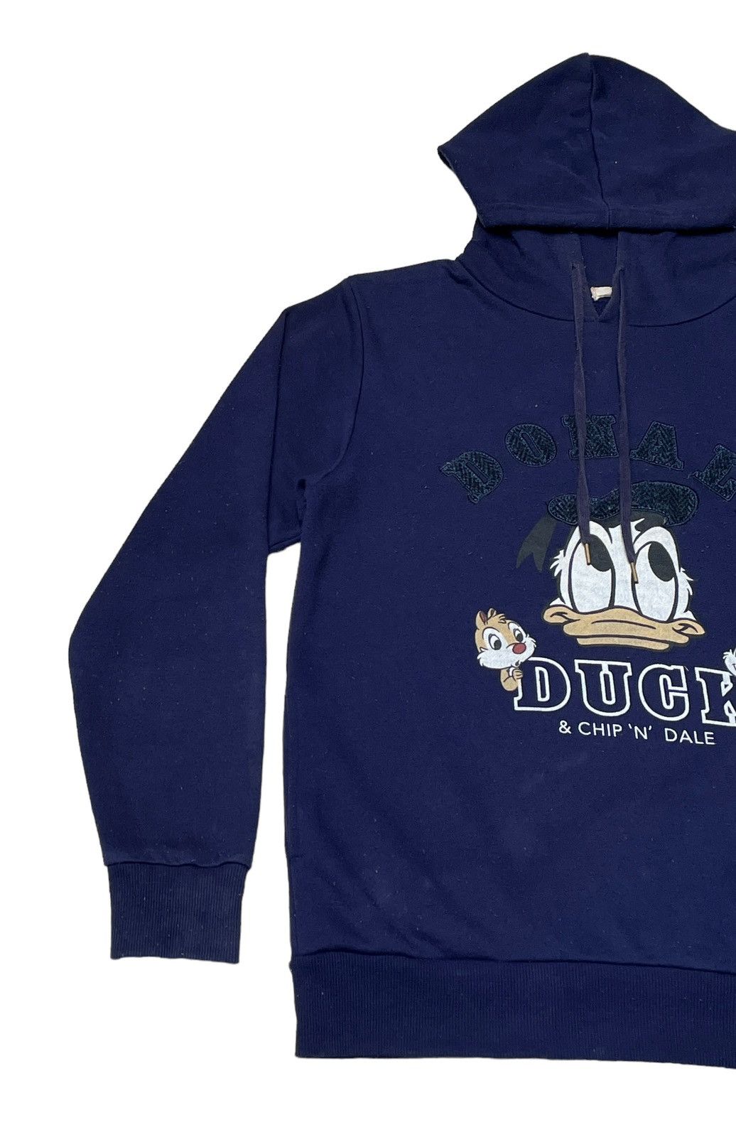 Disney × Harris Tweed × Vintage Vintage Brand Harris Tweed Donald Duck Hoodies 1990s Size US S / EU 44-46 / 1 - 5 Thumbnail