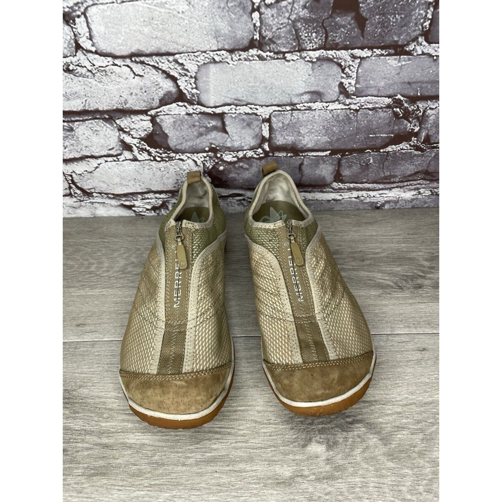 Merrell Merrell Lorelei Zip Deep Tan Synthetic Sneakers Shoes Women Size US 9 / IT 39 - 15 Thumbnail