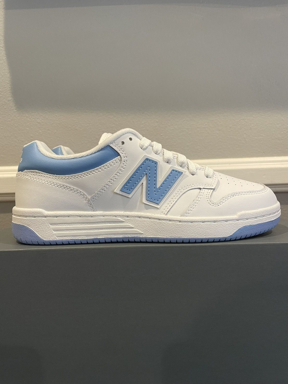 New Balance New Balance 480 UNC White Size 6.5 Men’s / 8 Women’s Size US 8 / IT 38 - 2 Thumbnail