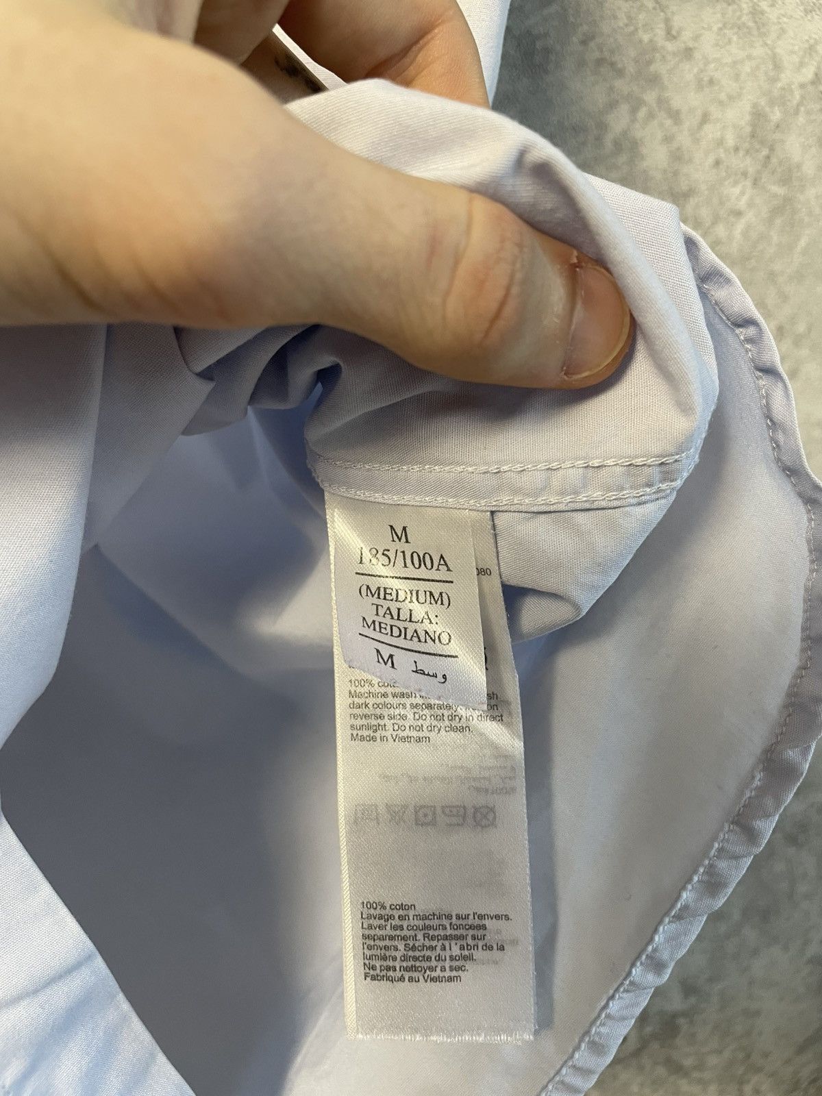 Allsaints Allsaints Blue Cotton Short Sleeve Button Up Shirt Size US M / EU 48-50 / 2 - 9 Thumbnail