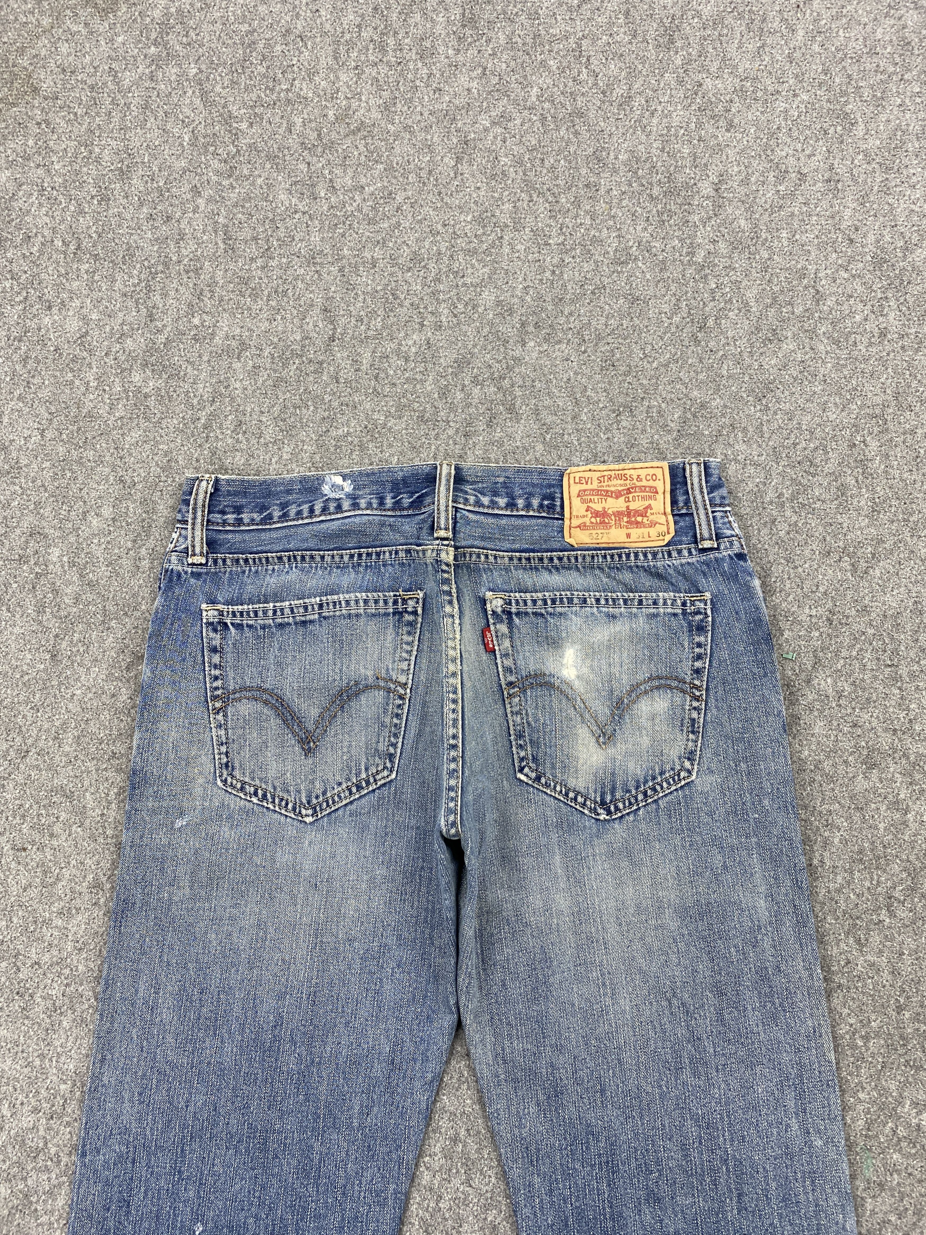 Levi's × Vintage Vintage Levi's 527 Flared Bootcut Denim Jeans Size US 31 - 4 Thumbnail