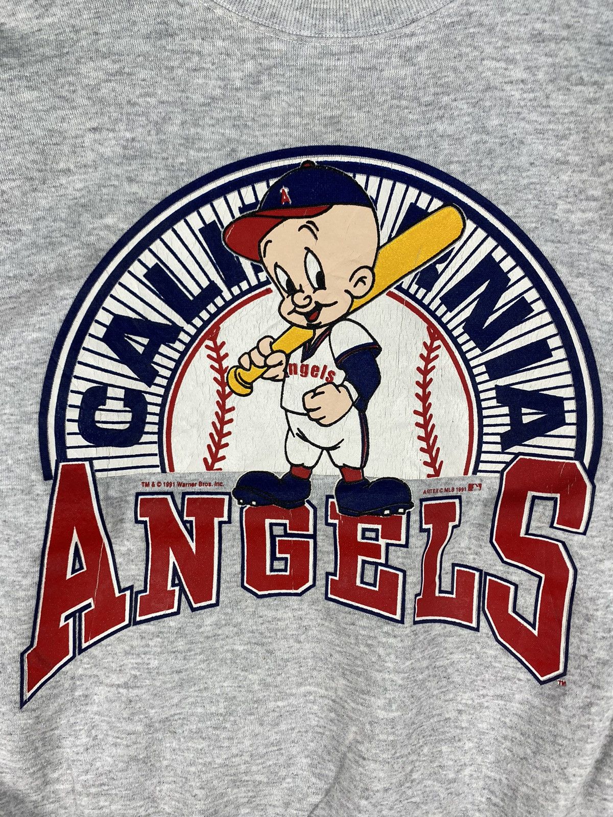 MLB Vtg 1991 Mlb California Angels Sweatshirt Size US M / EU 48-50 / 2 - 3 Thumbnail