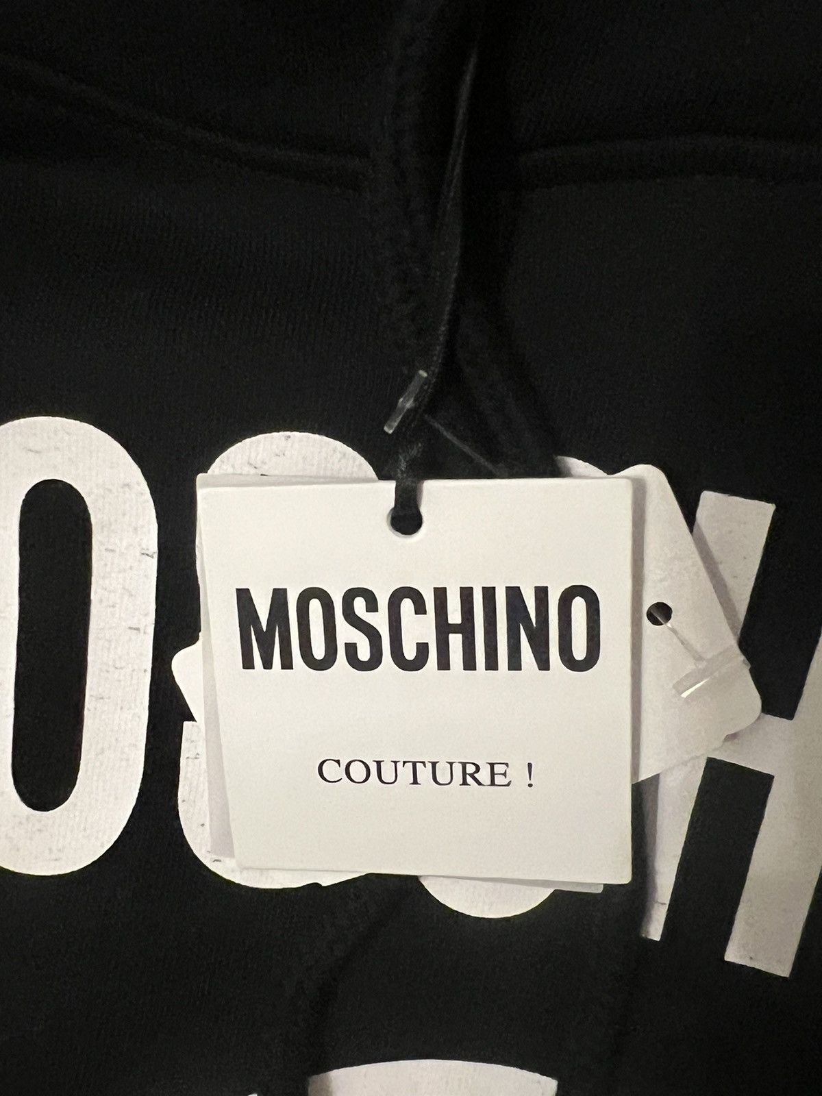 Moschino Small Men’s Moschino Hoodie - Size 38, Black Size US S / EU 44-46 / 1 - 2 Thumbnail