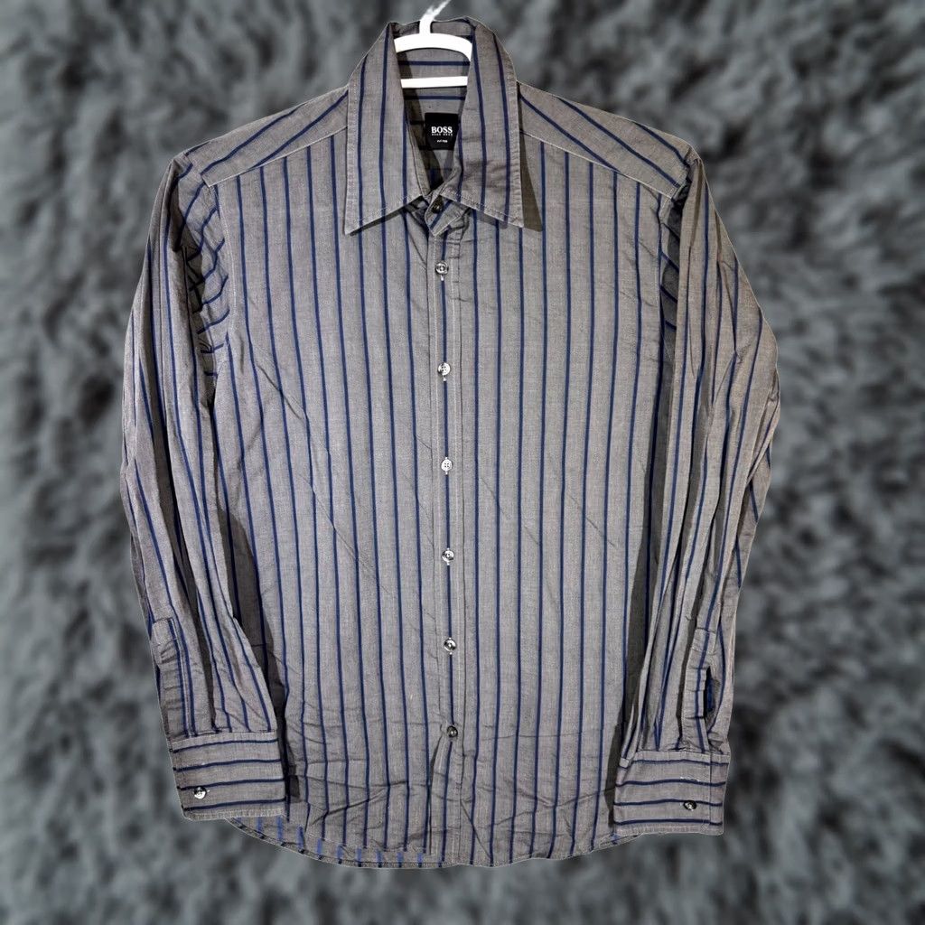 Hugo Boss VINTAGE Hugo Boss Shirt? Size US L / EU 52-54 / 3 - 1 Thumbnail