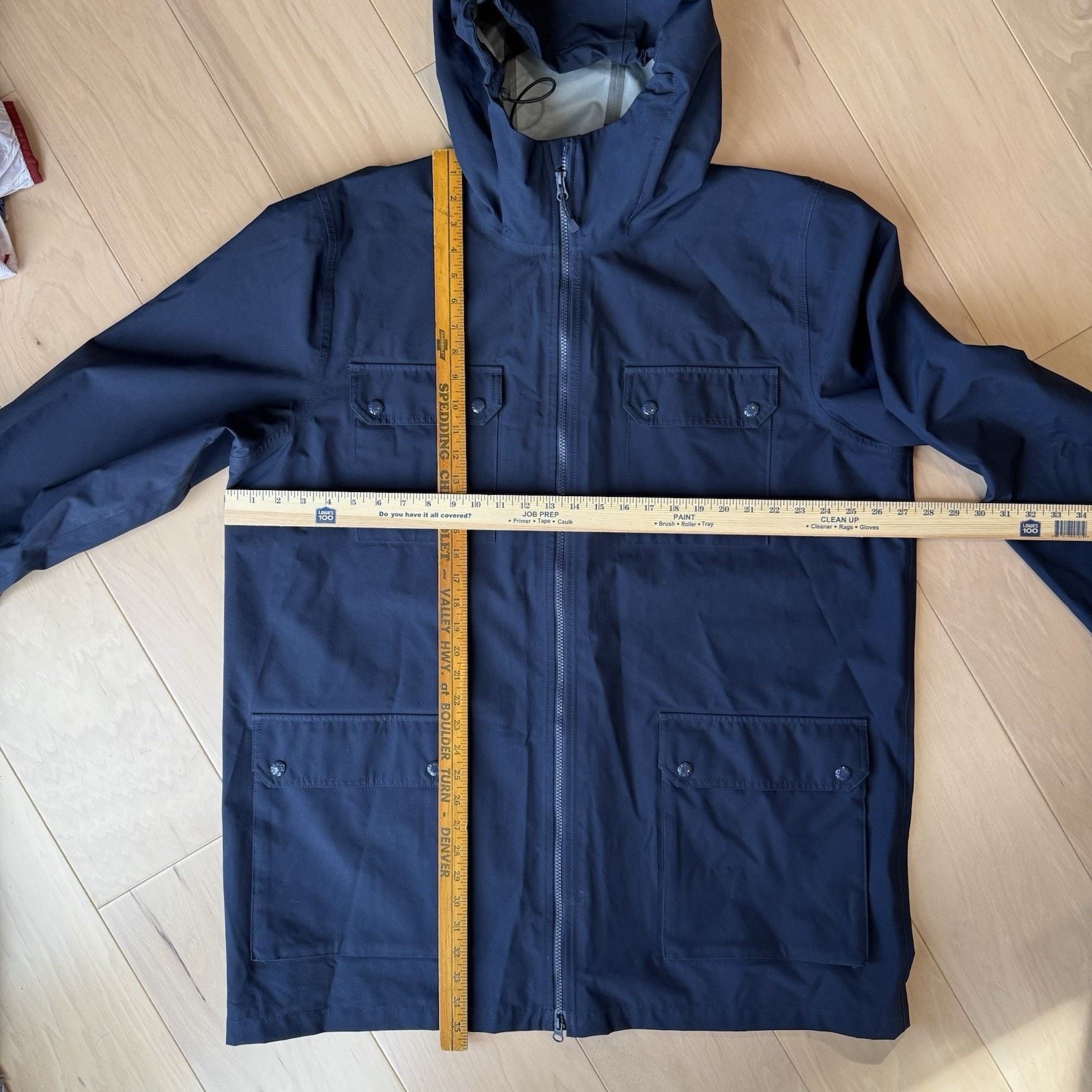 Best Made Co. Best Made CO Rain Jacket 2XL Blue Full Zip Waterproof Size US XXL / EU 58 / 5 - 3 Thumbnail