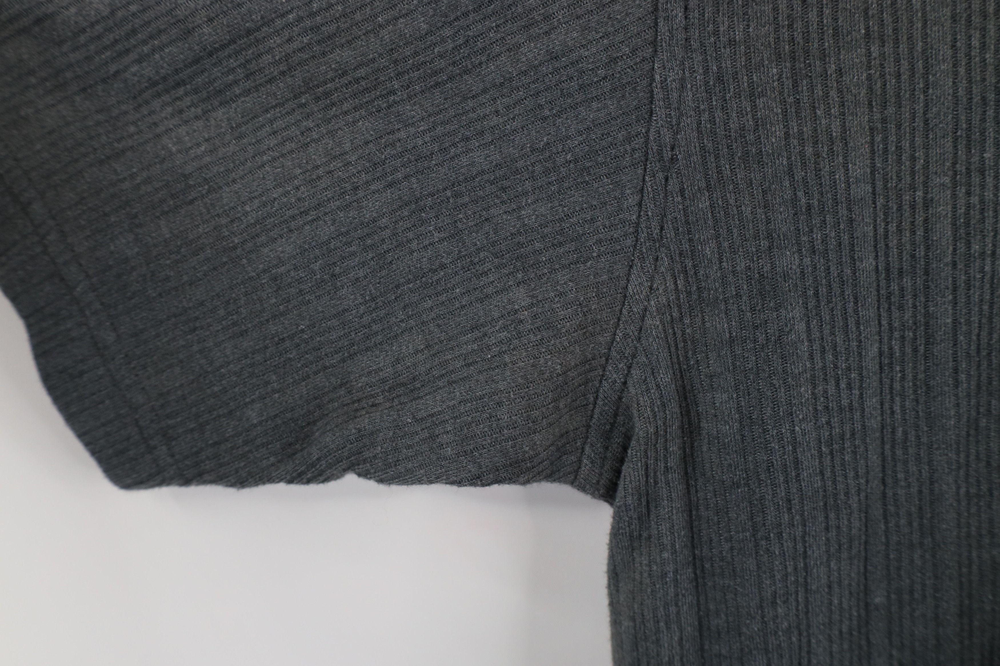Vintage Vintage 90s Streetwear Baggy Fit Ribbed Knit Henley T-Shirt Size US XL / EU 56 / 4 - 7 Thumbnail