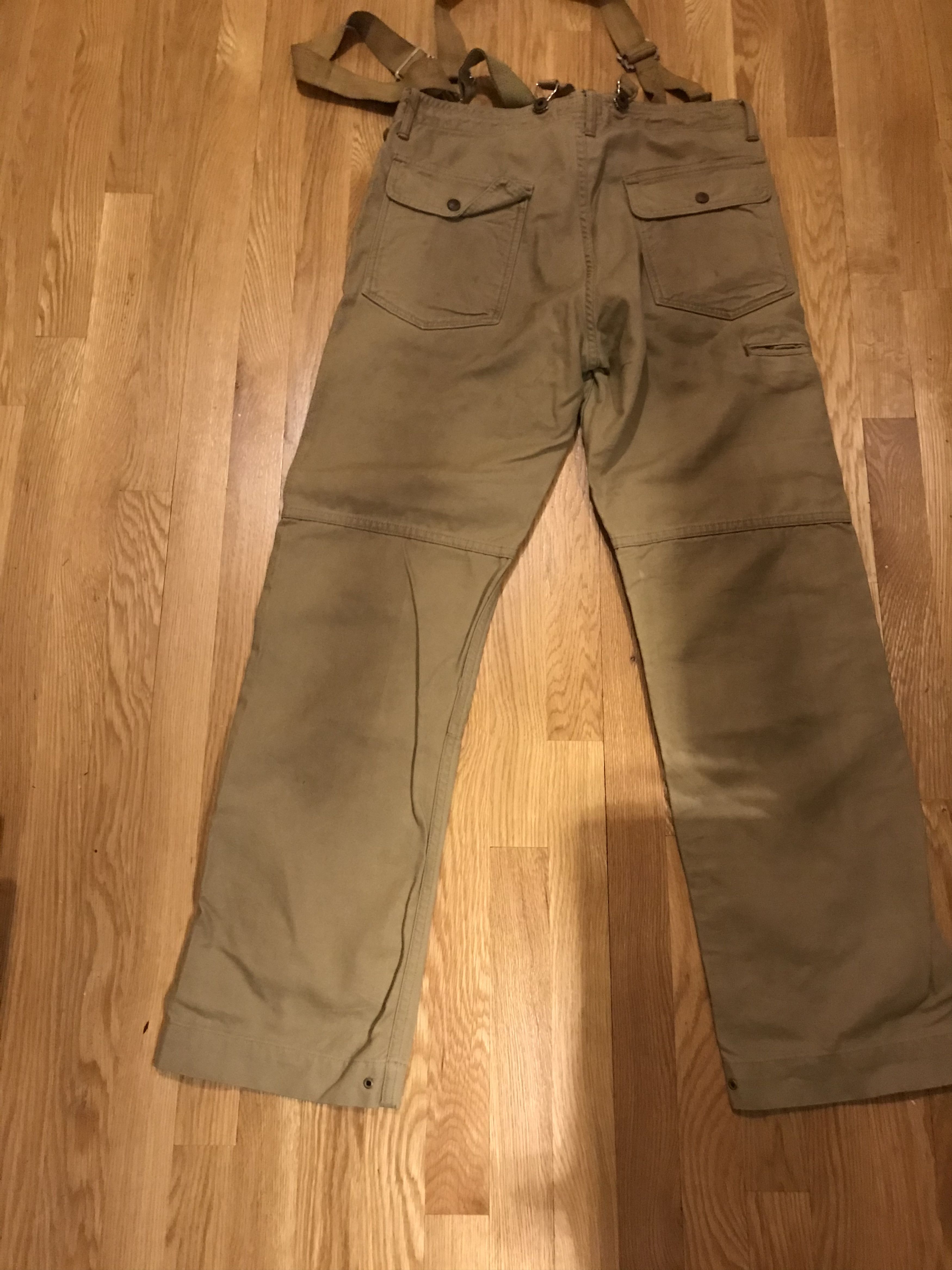RRL Ralph Lauren RRL Vintage Buckle Front/Button Fly Canvas Western Pants Size US 31 - 8 Thumbnail