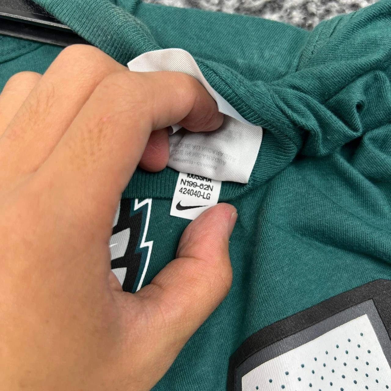 Nike Nike Shirt Men Philadelphia Eagles Wentz #11 Cotton New L Size US L / EU 52-54 / 3 - 7 Thumbnail