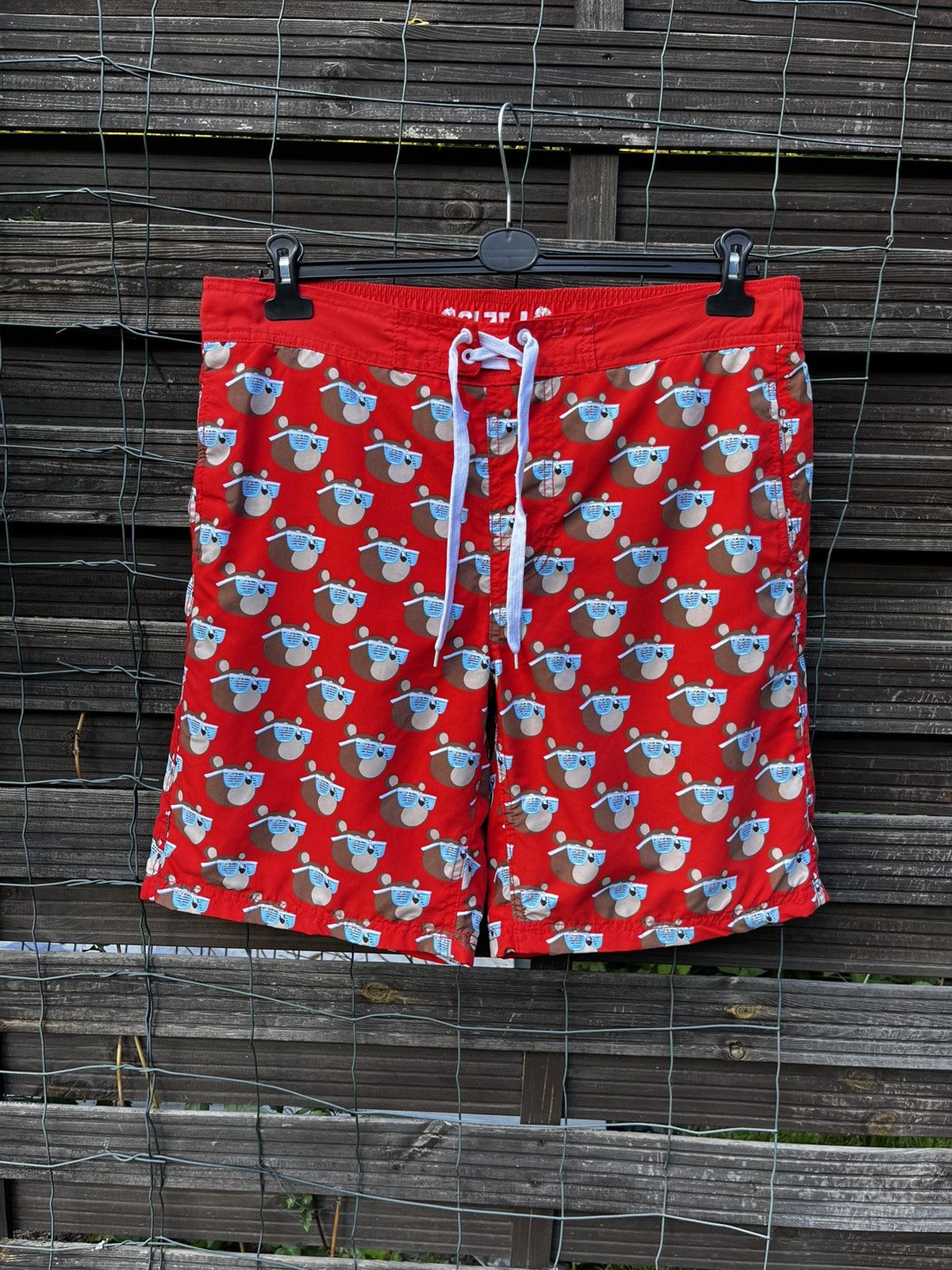 Kanye West × Takashi Murakami 🔴KANYE WEST x TAKASHI MURAKAMI RARE SHORTS 2007 STREETWEAR Size US 34 / EU 50 - 2 Thumbnail