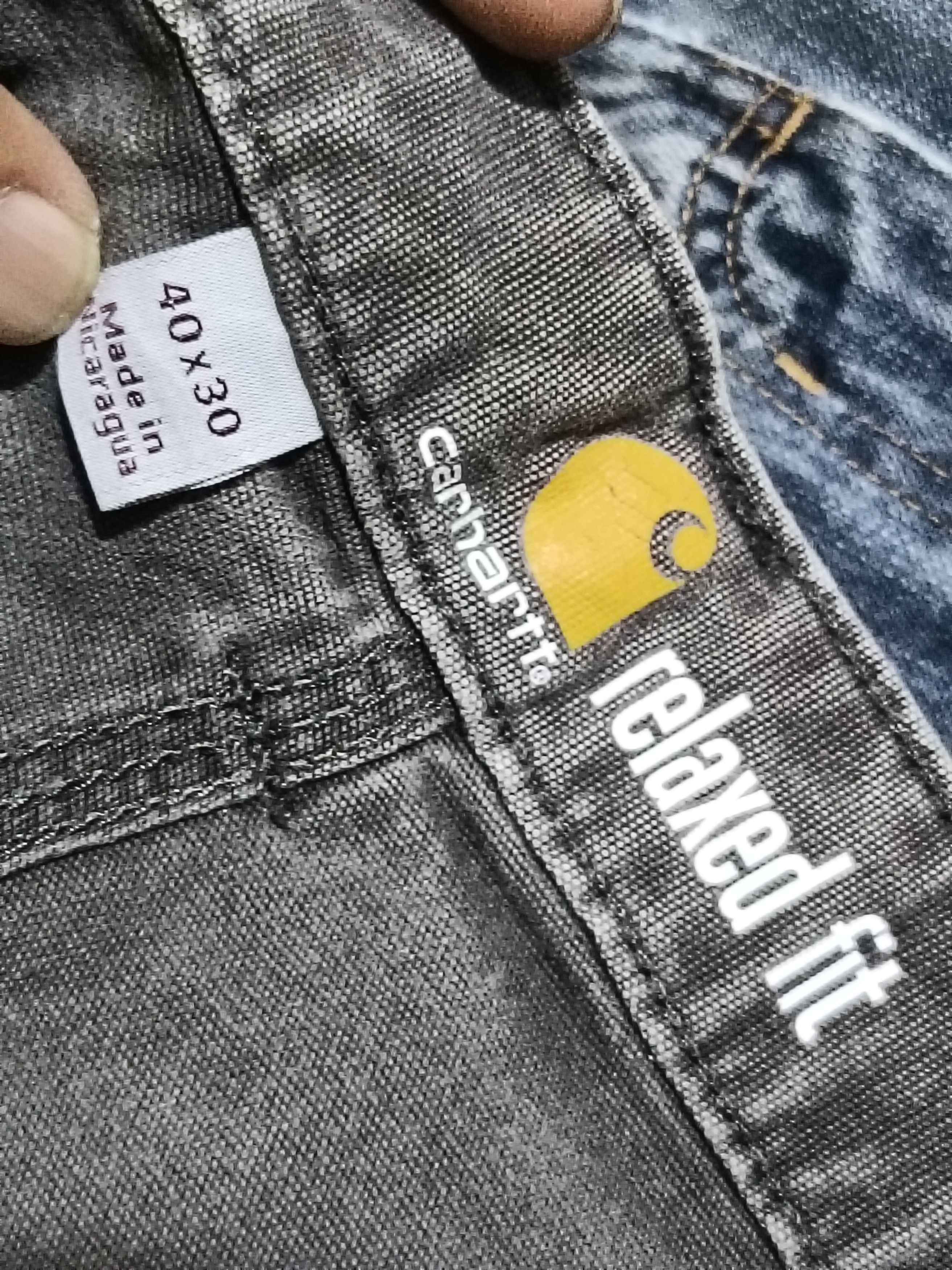 Carhartt Carhartt cell pocket relaxed fit jeans charcoal grey Size US 40 / EU 56 - 10 Thumbnail