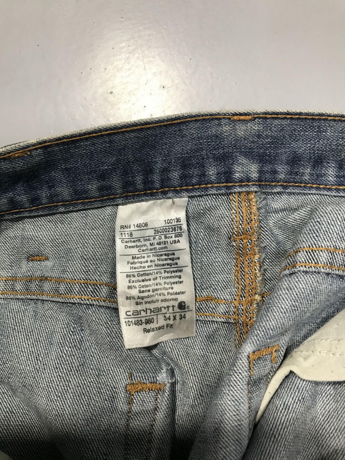 Carhartt Vintage carhartt denim Size US 36 / EU 52 - 7 Thumbnail