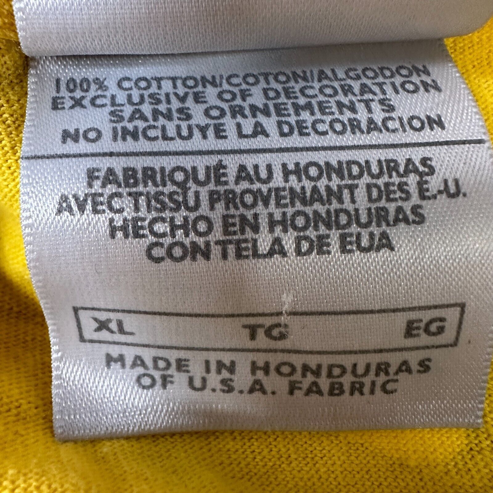Nike Vintage Nike Swoosh T-Shirt Men XL Yellow 100% Cotton Size US XL / EU 56 / 4 - 5 Thumbnail