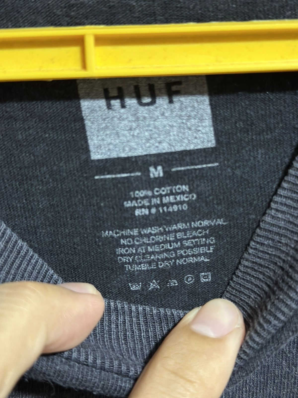 Huf × Vintage Vintage Huf Worldwide Long Sleeve Sun Faded Tee Size US M / EU 48-50 / 2 - 4 Thumbnail