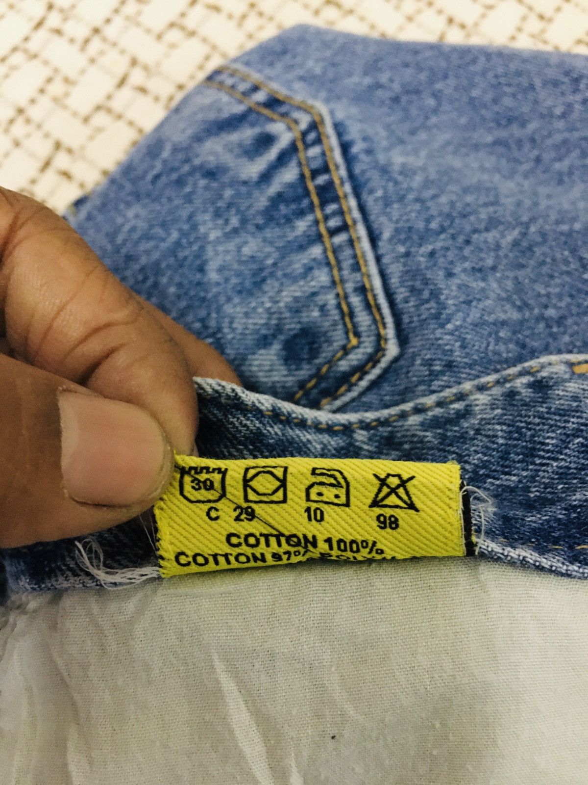 Jean Odd Eye Baggy Jeans (16) Size 27" / US 4 / IT 40 - 5 Thumbnail