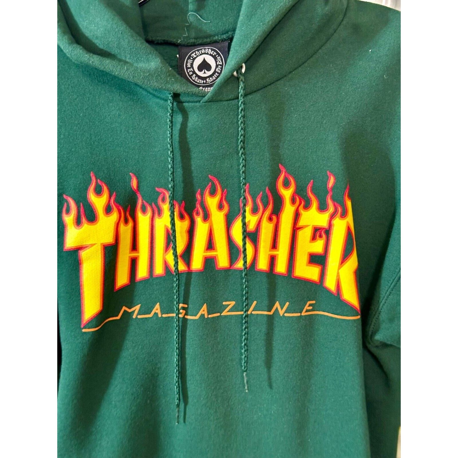 Thrasher Thrasher Flaming Magazine Hoodie Dark Green | Small | NWOT Size US S / EU 44-46 / 1 - 3 Thumbnail