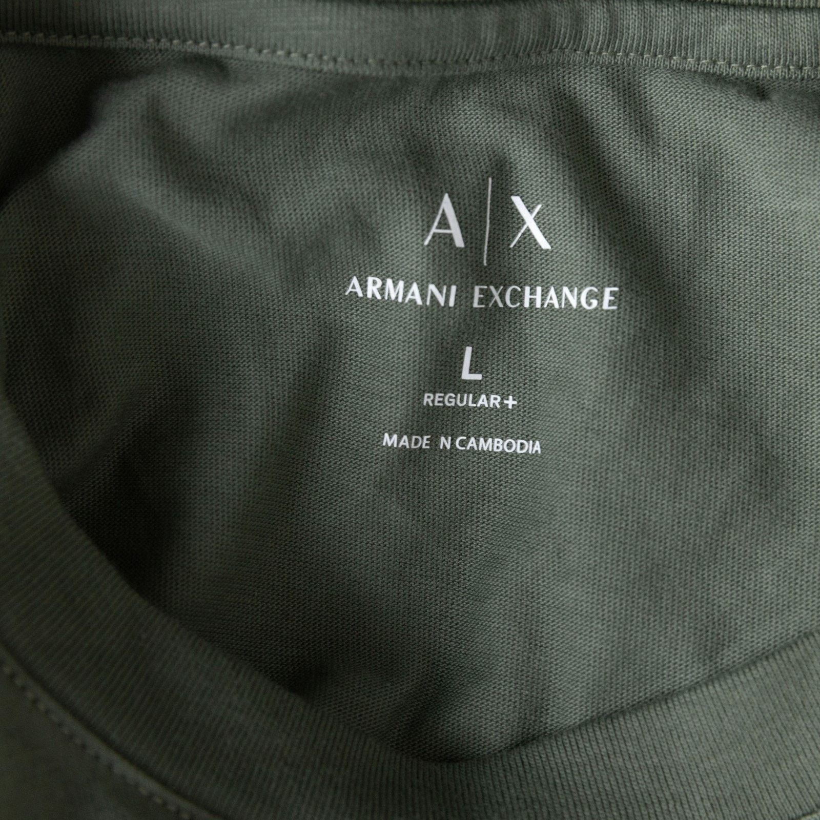 Armani Exchange Armani Exchange Short Sleeve T-shirt Green Size L Size US L / EU 52-54 / 3 - 5 Thumbnail