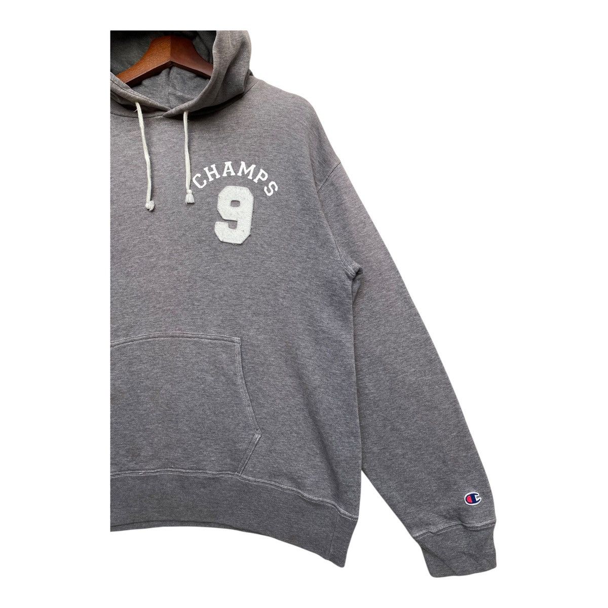 Champion × Vintage Vintage Champion Hoodie Champs 9 Pullover Jumper Size M Size US M / EU 48-50 / 2 - 4 Thumbnail