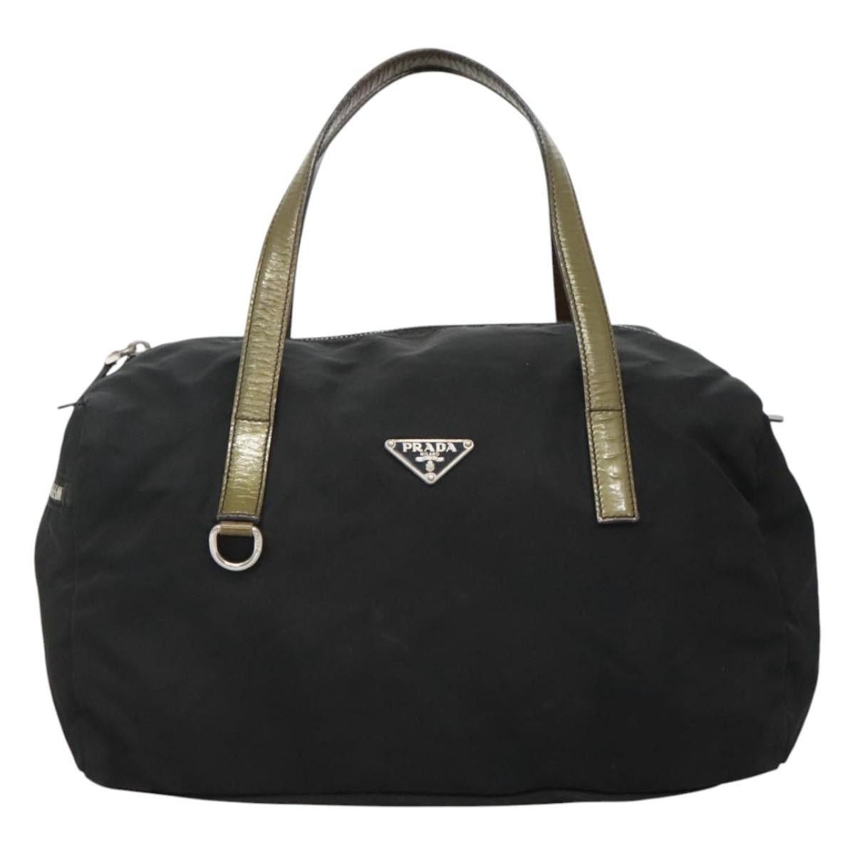 Prada PRADA Hand Bag Nylon Black Silver Size ONE SIZE - 2 Thumbnail