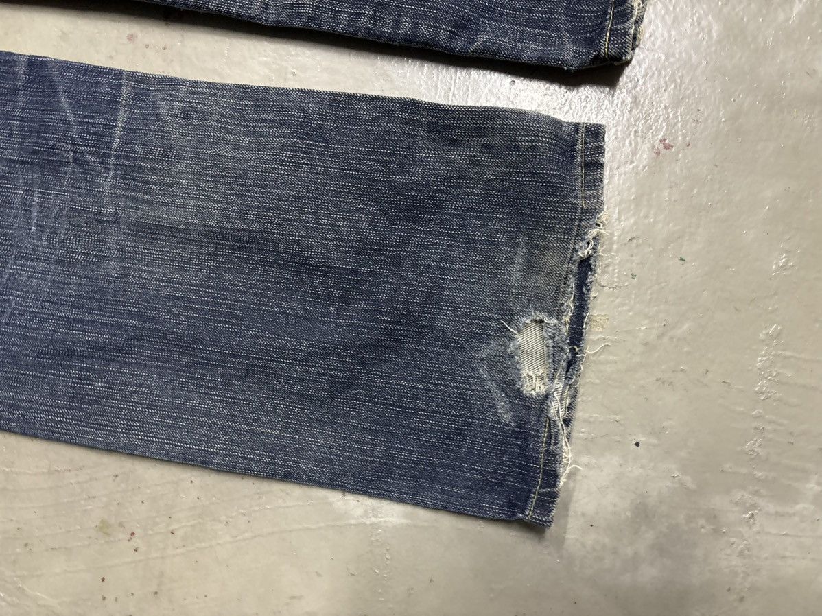 Hedi Slimane Edwin 503 Balenciaga Destroyed Rusty Wash Distressed Jeans. Size US 31 - 16 Thumbnail
