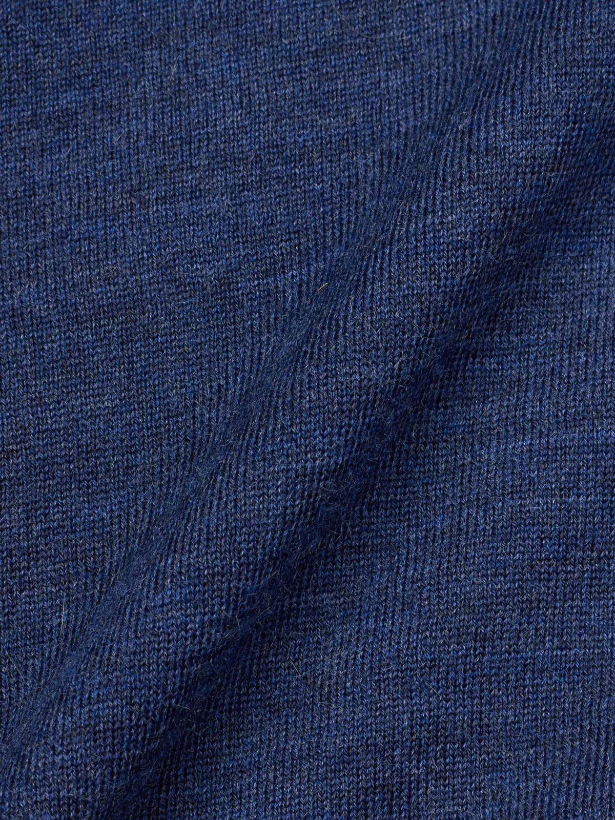 Brunello Cucinelli BRUNELLO CUCINELLI Blue Wool Cashmere V-Neck Sweater Size US XL / EU 56 / 4 - 3 Thumbnail