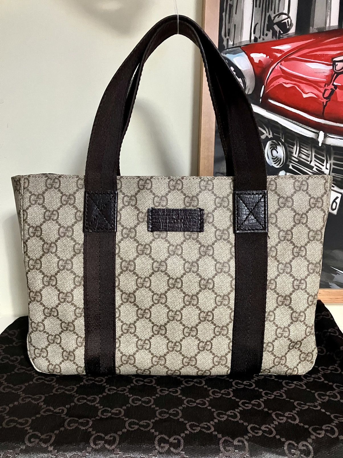 Gucci Gucci GG Supreme mini Tote Bag Size ONE SIZE - 1 Thumbnail