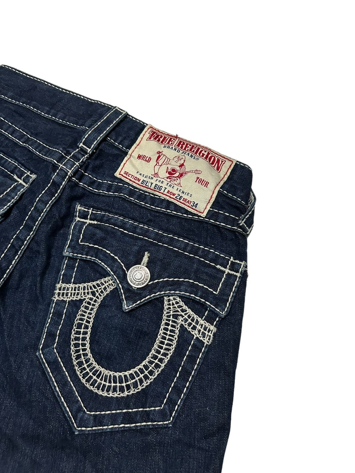 Japanese Brand × Kapital × True Religion Vtg TRUE RELIGION Flare denim Made In Usa Size US 30 / EU 46 - 7 Thumbnail