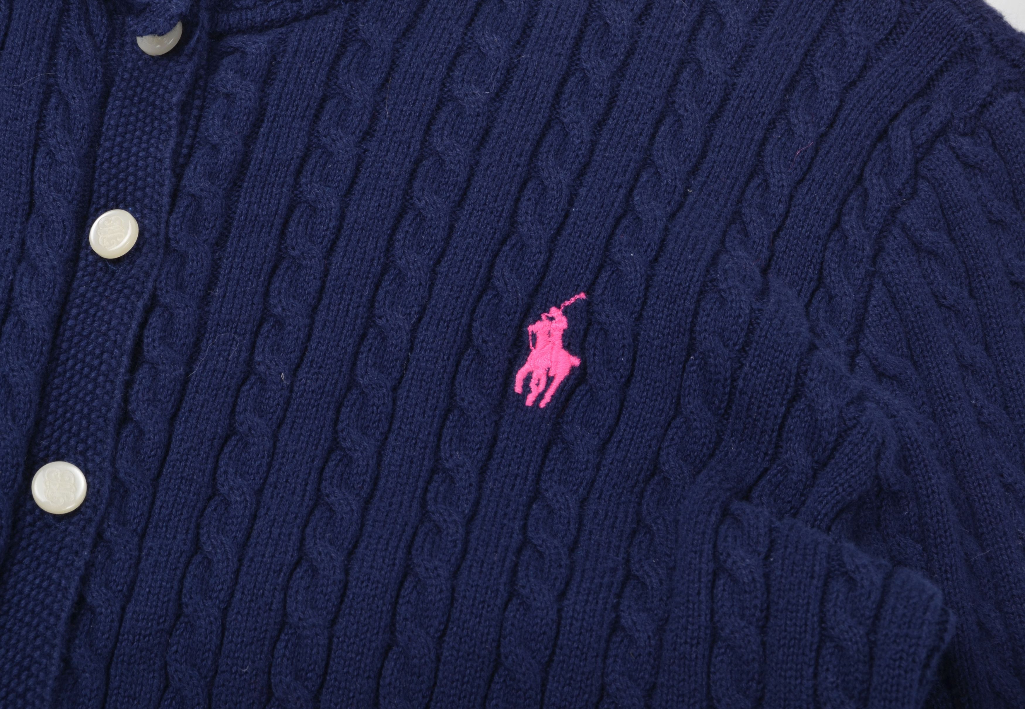 Ralph Lauren Polo Ralph Lauren Coquette Babydoll Cable Knit Cardigan Size XS / US 0-2 / IT 36-38 - 8 Thumbnail