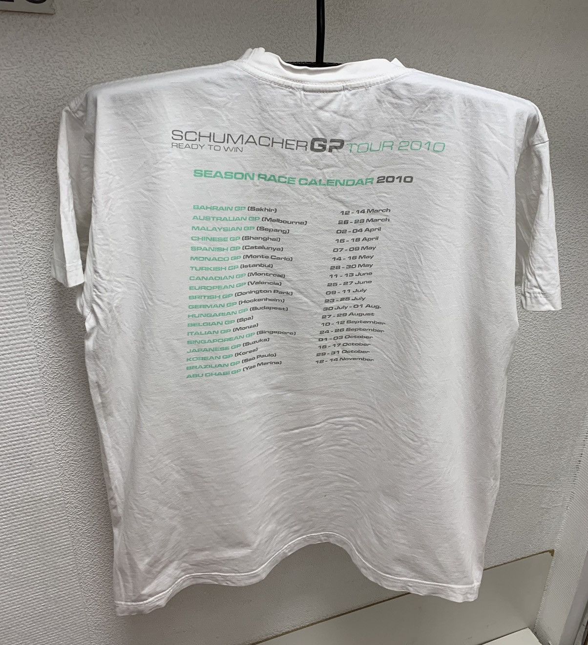 Vintage Michael Schumacher ready to win 2010 tour vintage shirt XXL Size US XXL / EU 58 / 5 - 2 Thumbnail