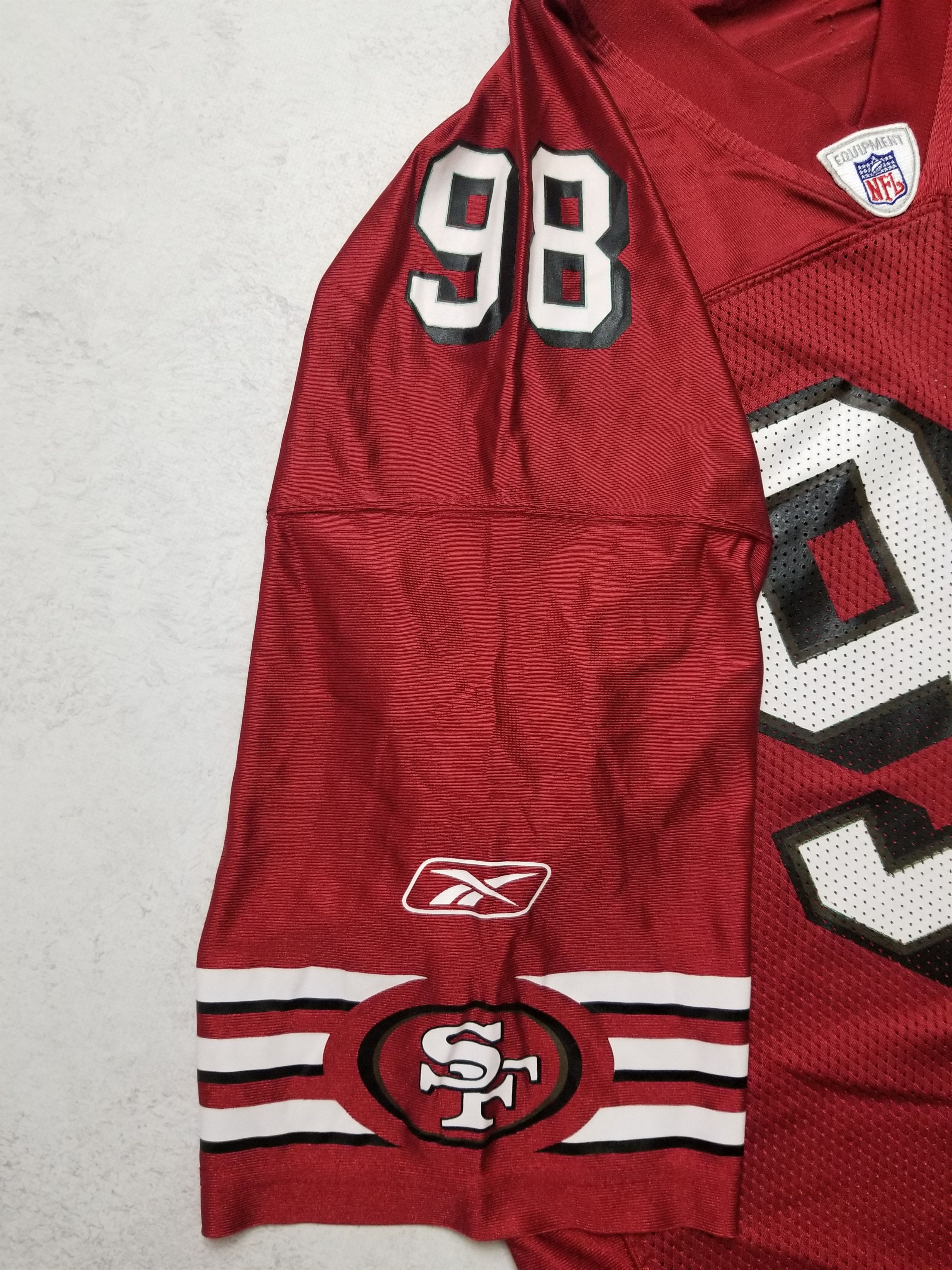 Reebok VTG San Francisco 49ers Julian Peterson #98 NFL Jersey Size US XL / EU 56 / 4 - 5 Thumbnail