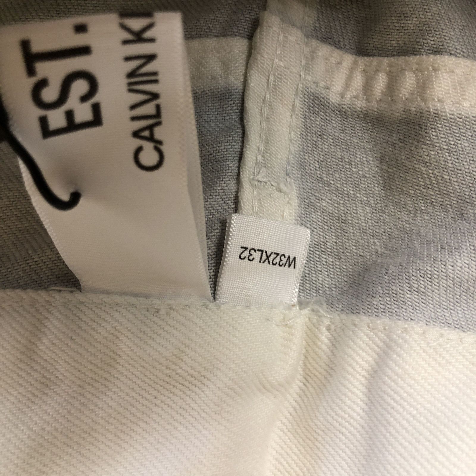 Calvin Klein × Calvin Klein 205W39NYC × Raf Simons Raf Simons Era EST. 1978 Moon Landings Straight Jeans Size US 32 / EU 48 - 10 Thumbnail