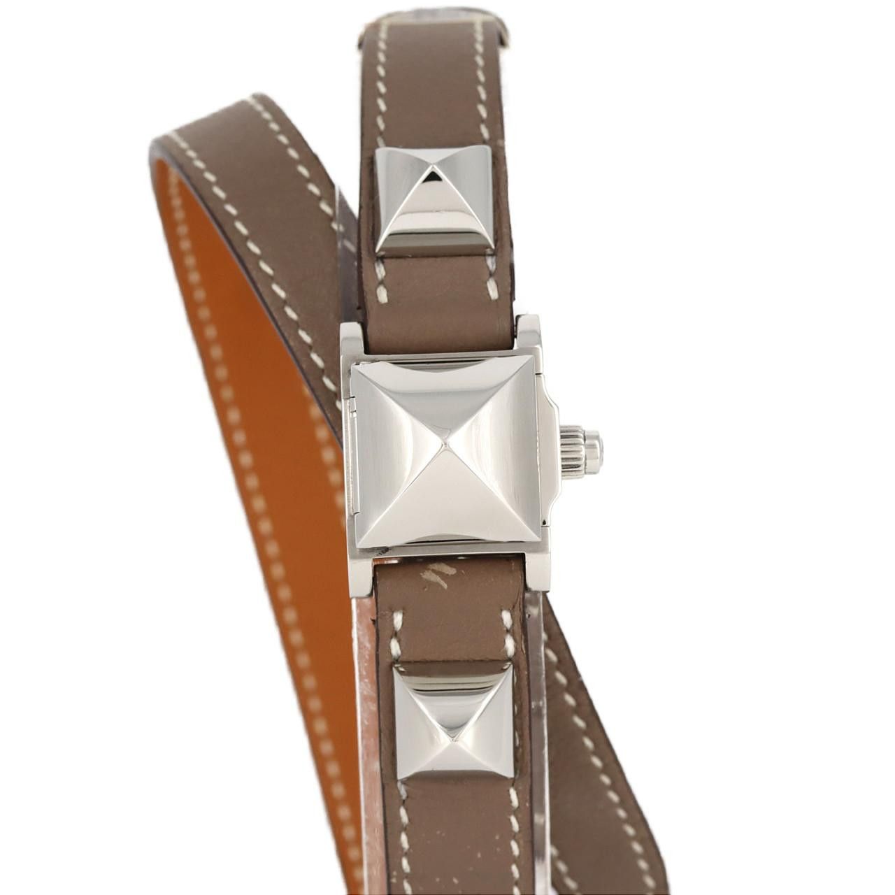 Hermes Hermes Hermes Medor Double Tour Stainless Steel Quartz Metal Quartz ME2.110 DUTY FREE for USA Size ONE SIZE - 1 Thumbnail