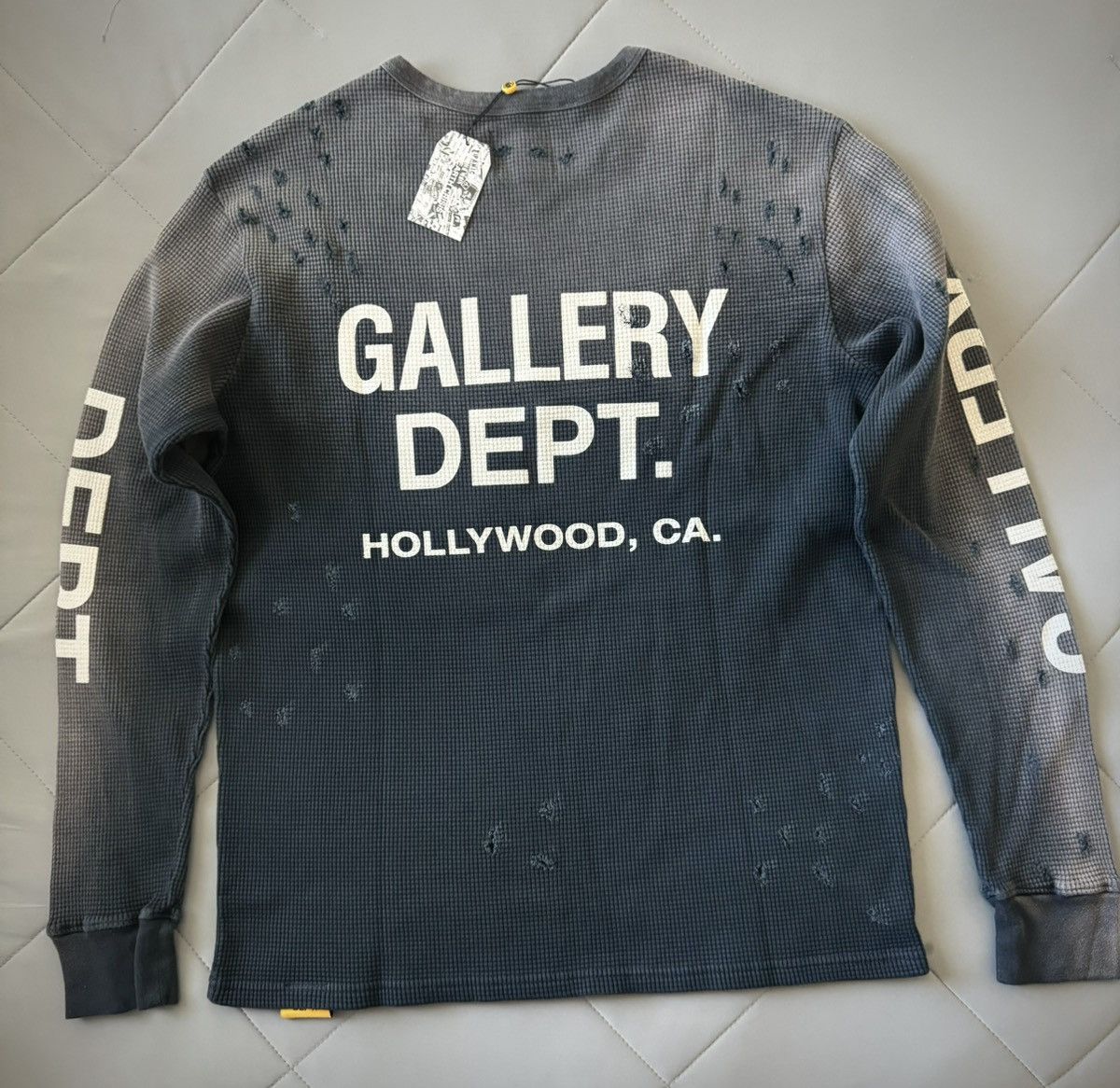 Gallery Dept. Gallery Dept. Urcle Distressed Thermal Long Sleeve Sz Large Size US L / EU 52-54 / 3 - 2 Thumbnail