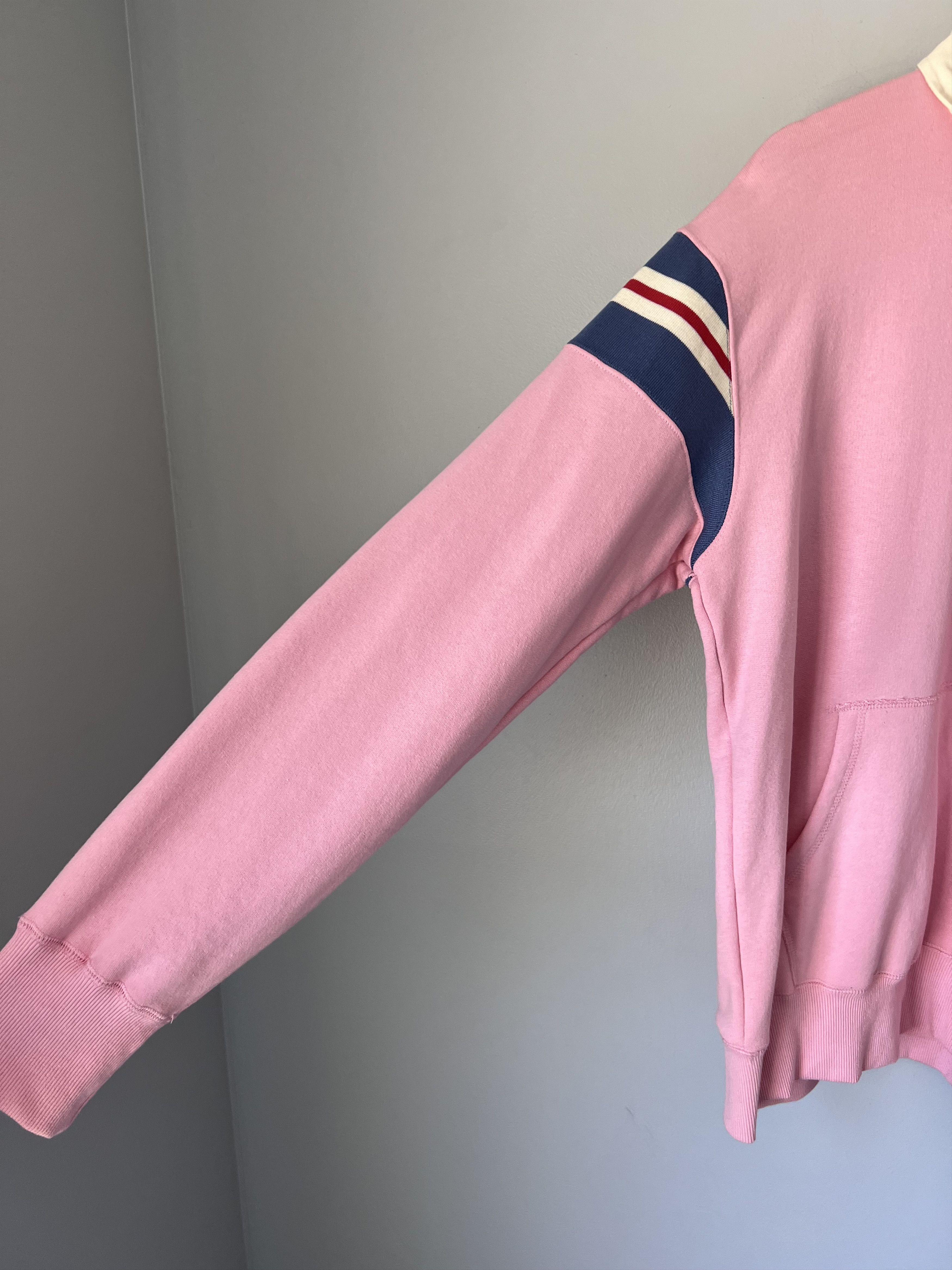 Aime Leon Dore Aime Leon Dore Ribbed Shoulder Rugby Polo in PInk Size US XL / EU 56 / 4 - 3 Thumbnail