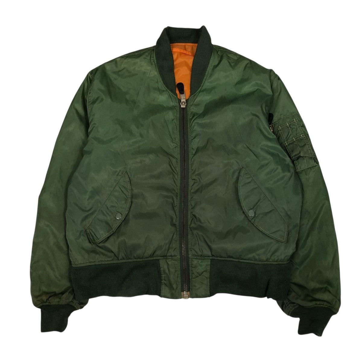 Japanese Brand 🔥VINTAGE MA-1 BOMBER JACKET MILITARY COLLECTION ISSEY MIYAKE Size US L / EU 52-54 / 3 - 1 Thumbnail
