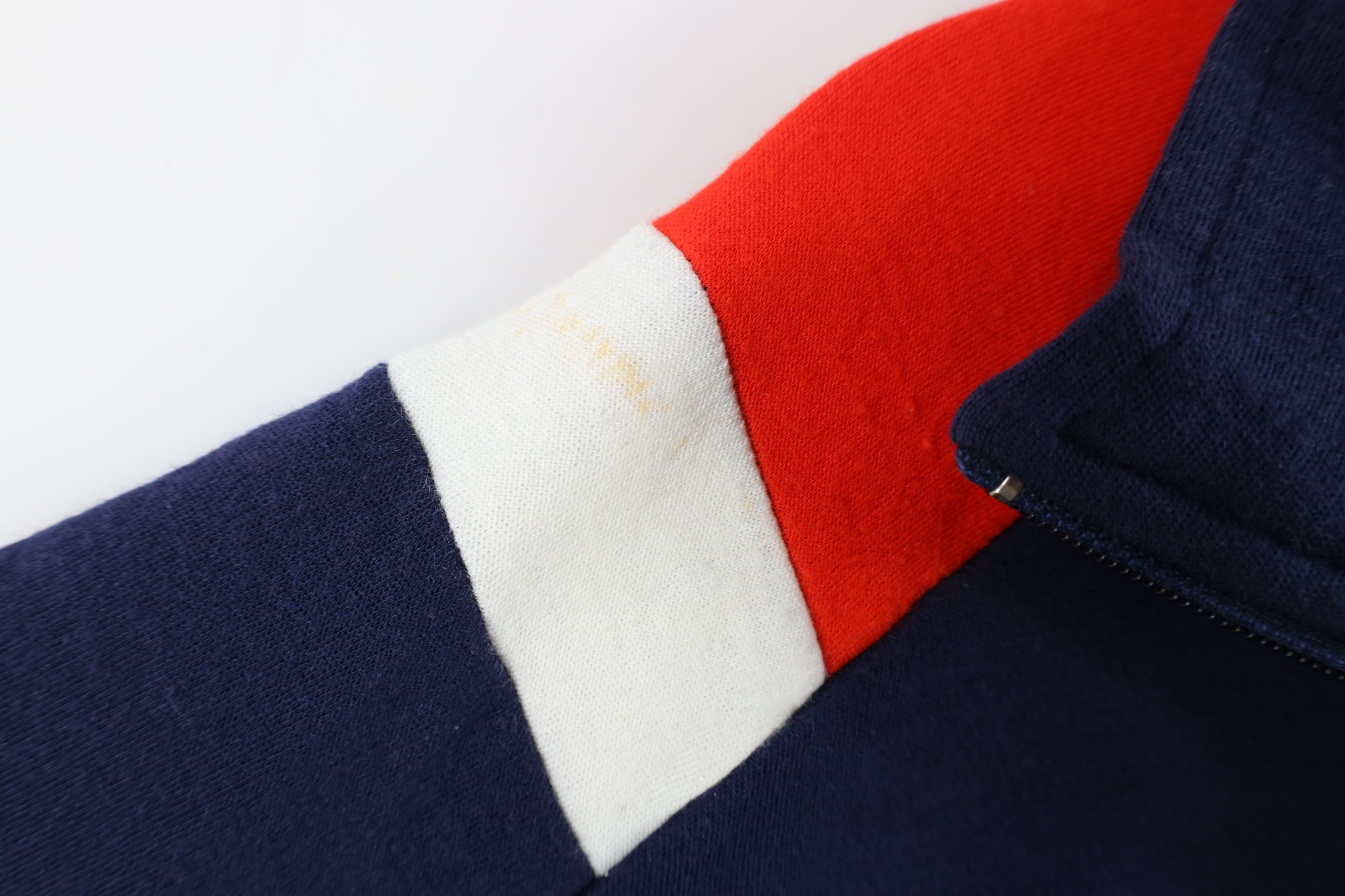 Vintage Vintage 70s Streetwear Striped Full Zip Warm Up Track Jacket Size US L / EU 52-54 / 3 - 6 Thumbnail