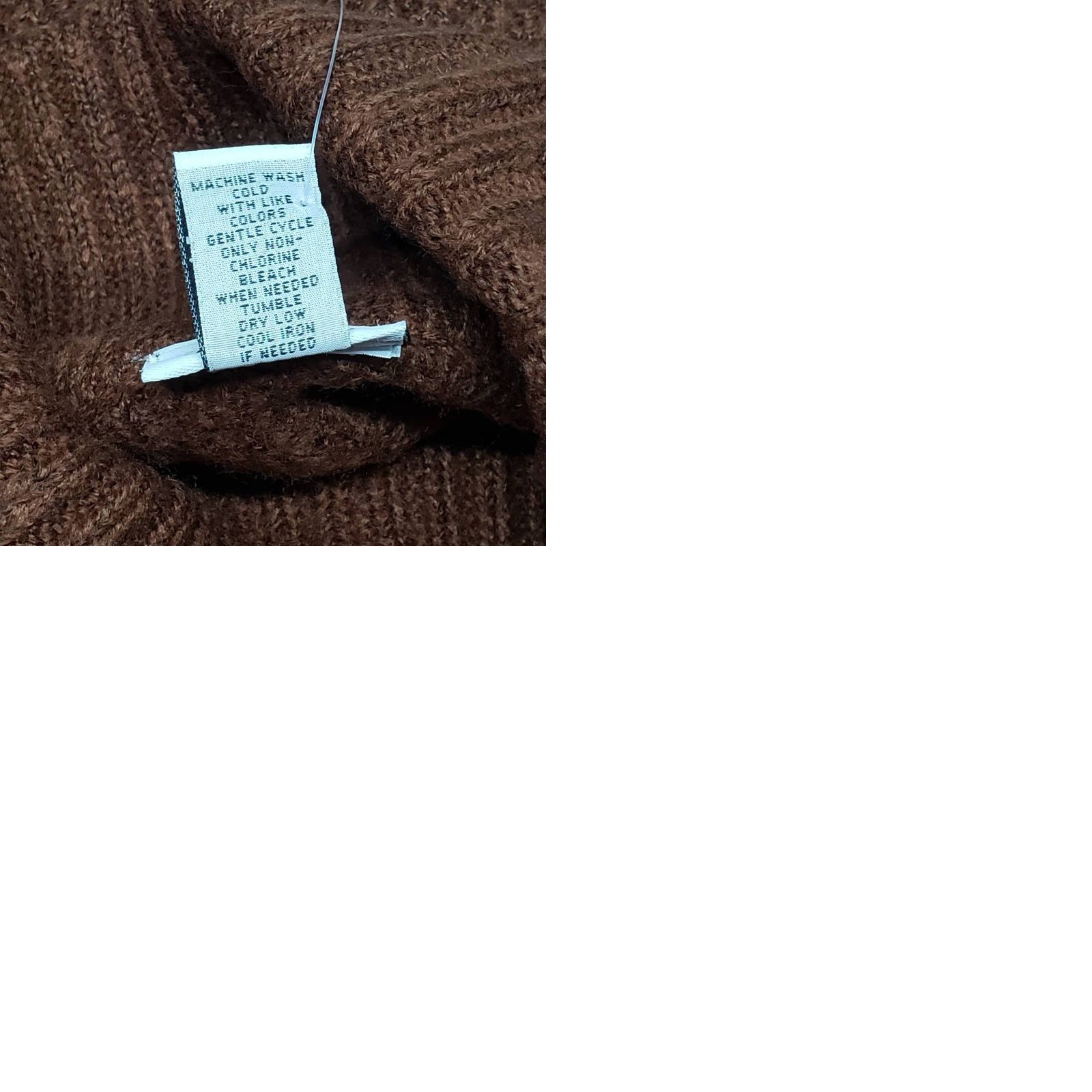 Vintage Rue21 Sweater Womens XS Brown Long Sleeve Turtleneck Tight Knit Pullover New Size XS / US 0-2 / IT 36-38 - 9 Thumbnail