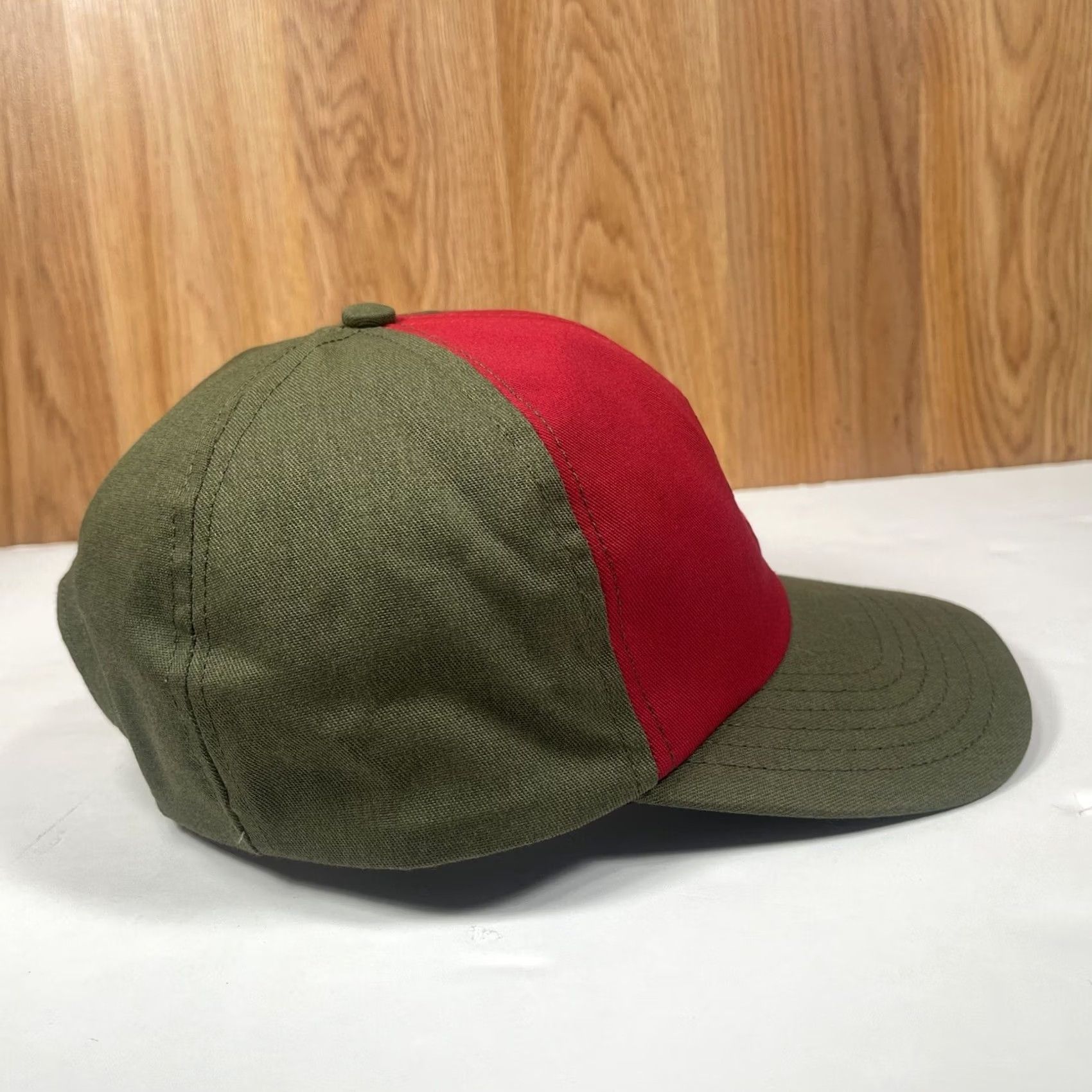 Vintage Unknown Embroidered Adjustable SnapBack Hat Cap Red Green Unisex Adults Baseball Trucker Cap Cap Red Green Embroidered Snapback Hat Size ONE SIZE - 6 Thumbnail