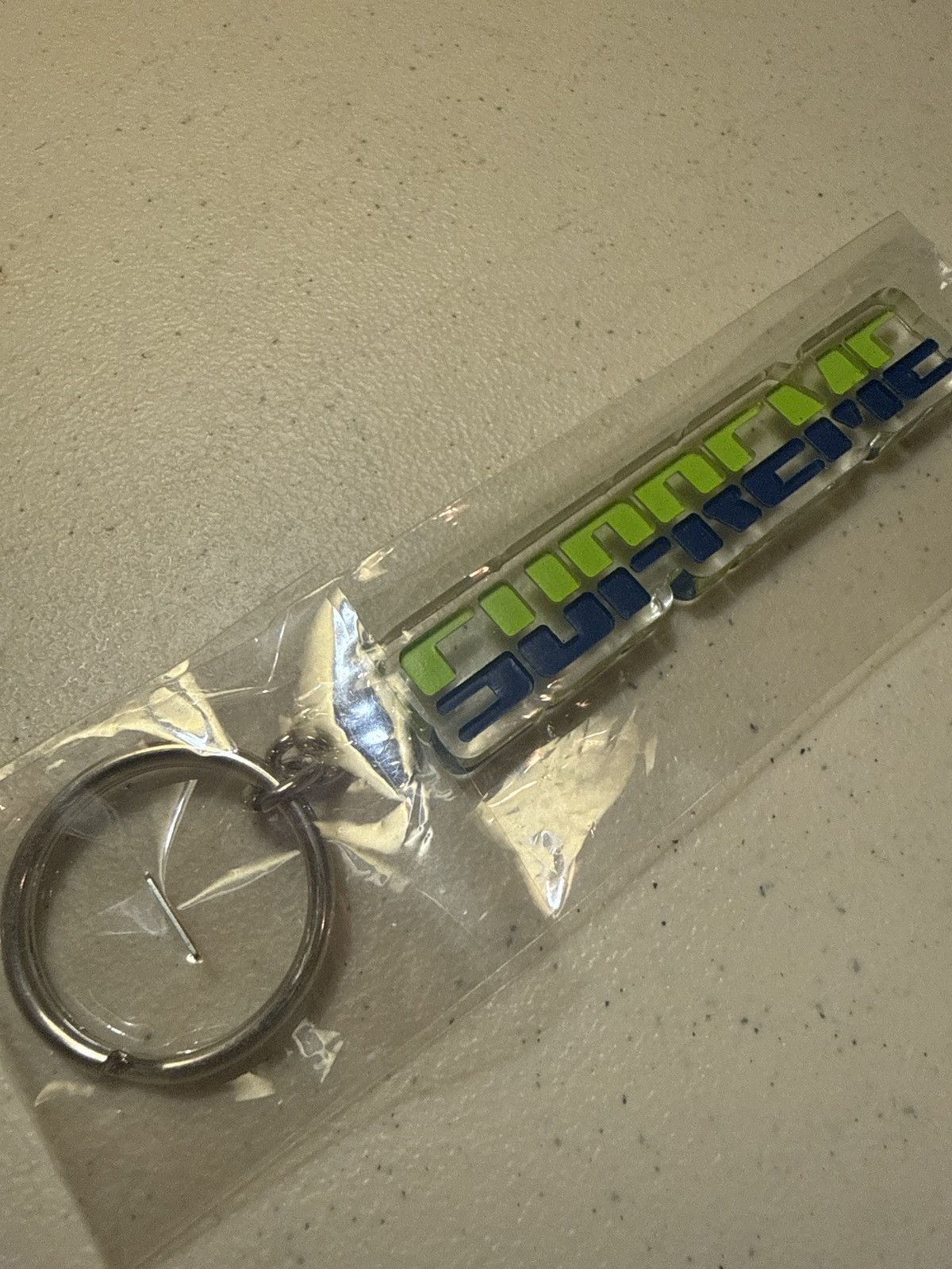Supreme Supreme “embossed keychain” FW17 green/blue Size ONE SIZE - 4 Thumbnail